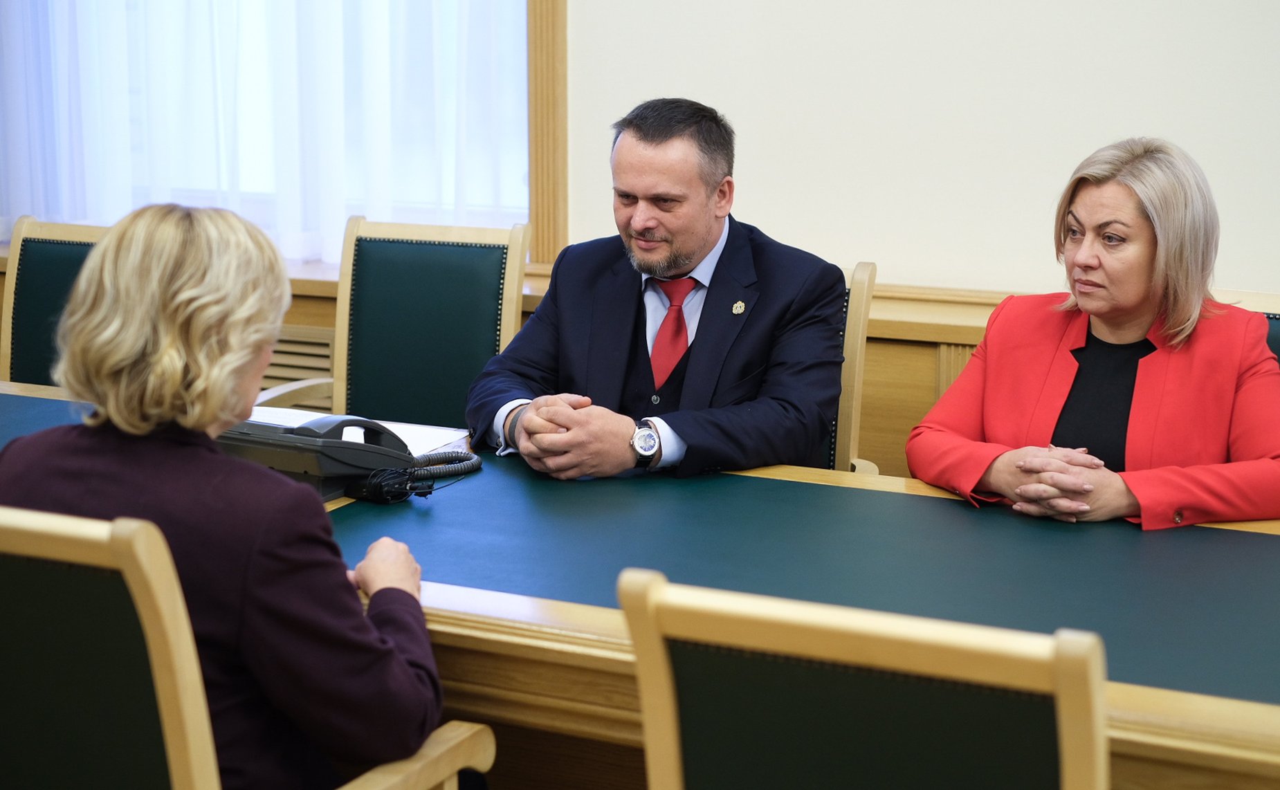 Встреча заместителя Председателя Совета Федерации Инны Святенко с губернатором Новгородской области Андреем Никитиным