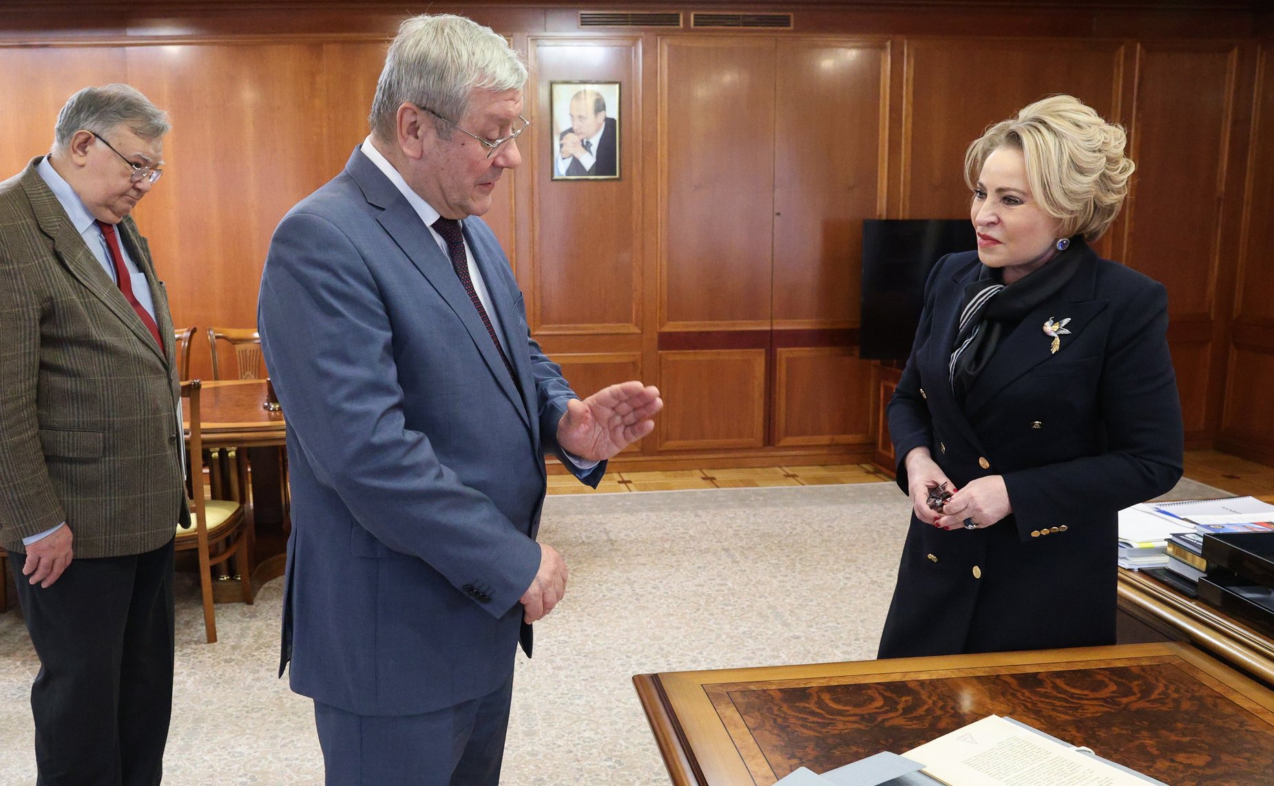 Встреча Председателя Совета Федерации с руководством Федерального архивного агентства Российской Федерации (Росархив)