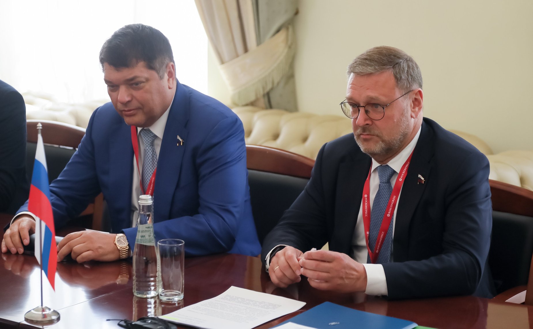 Встреча заместителя Председателя СФ Константина Косачева с Вице-президентом Исламской Республики Иран, руководителем Организации по защите окружающей среды Ирана (фото Фонд Росконгресс)