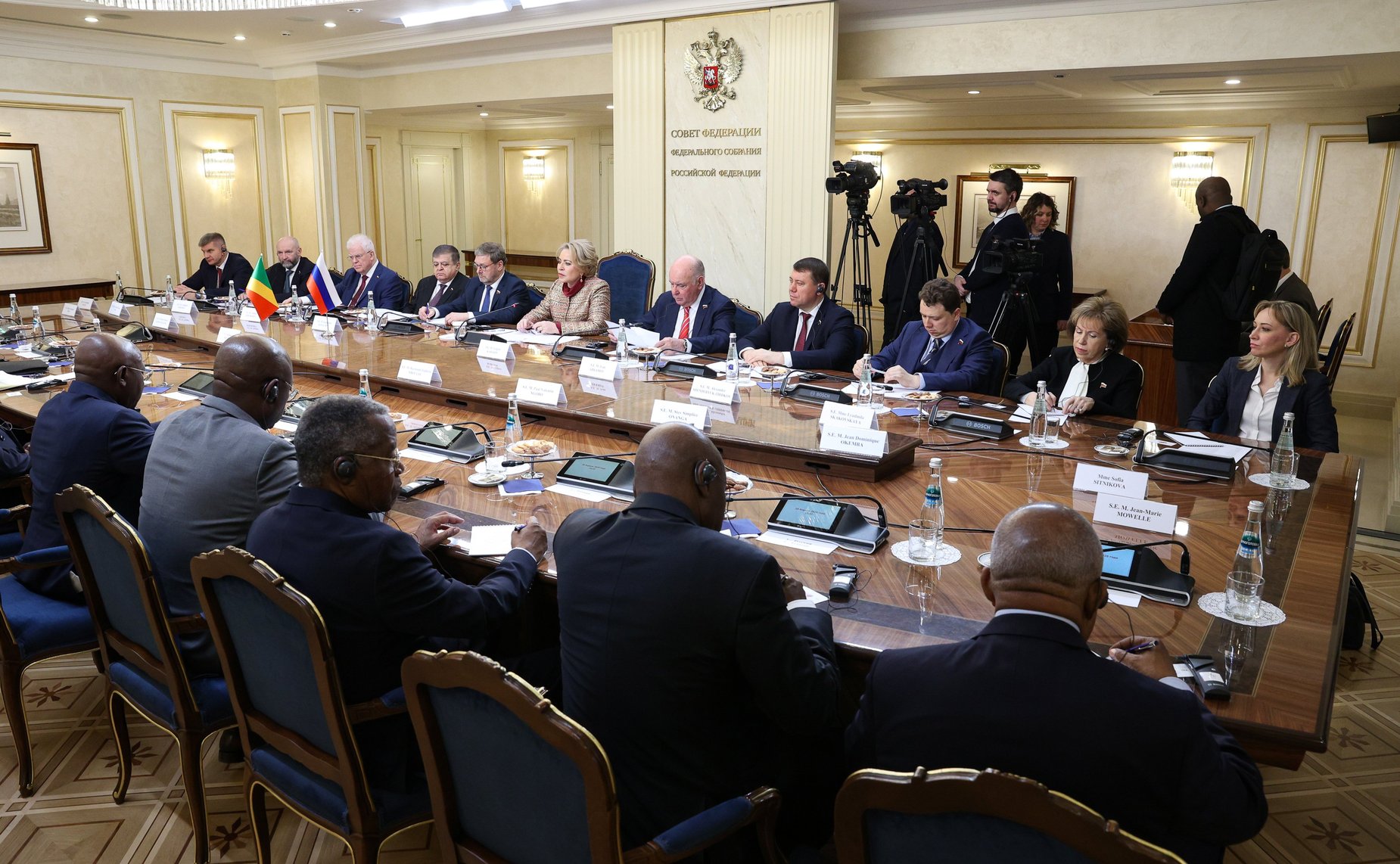 Встреча Председателя Совета Федерации Валентины Матвиенко с Президентом Республики Конго Дени Сассу-Нгессо