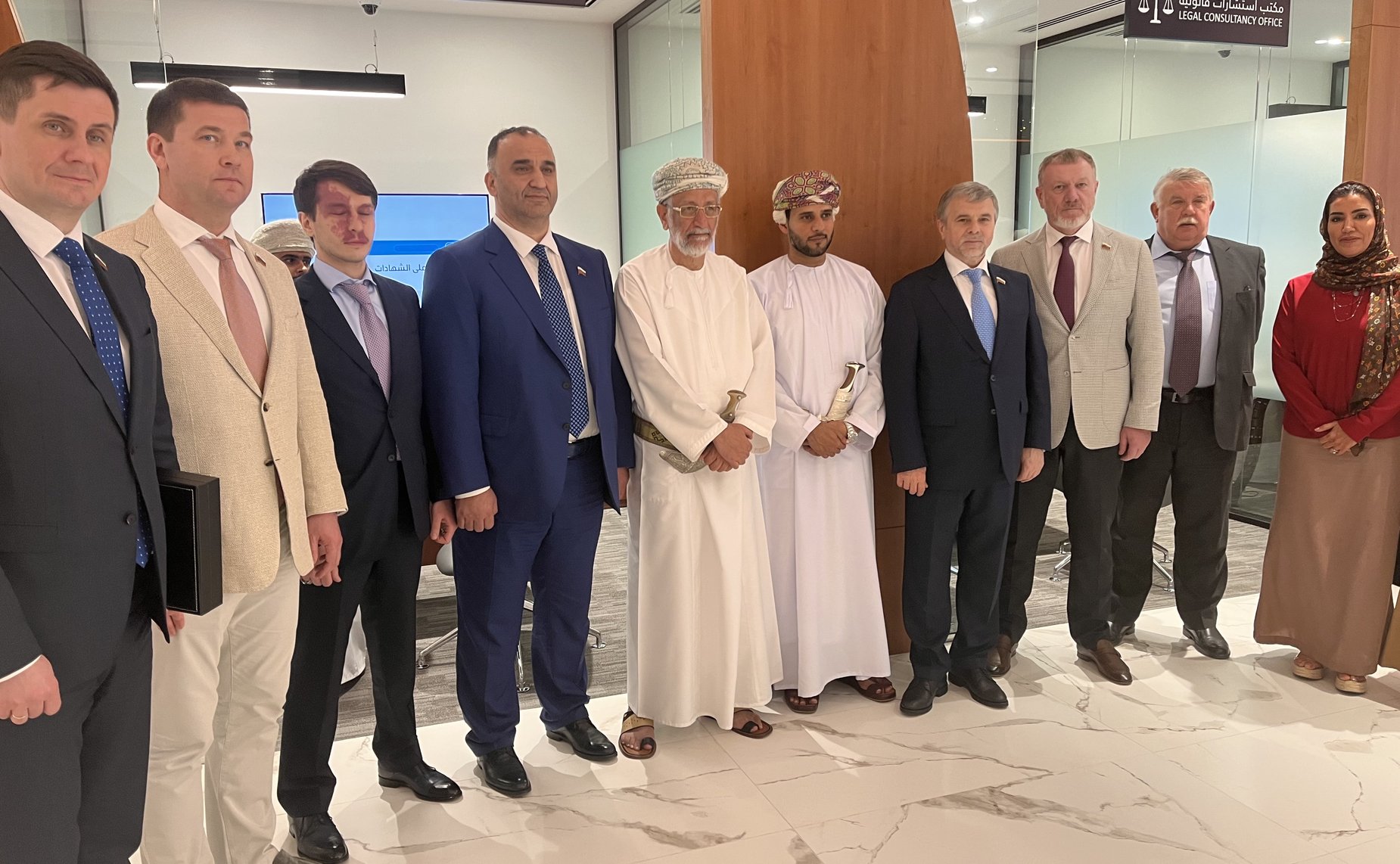 Визит делегации группы по сотрудничеству Совета Федерации с Государственным советом Султаната Оман в город Маскат