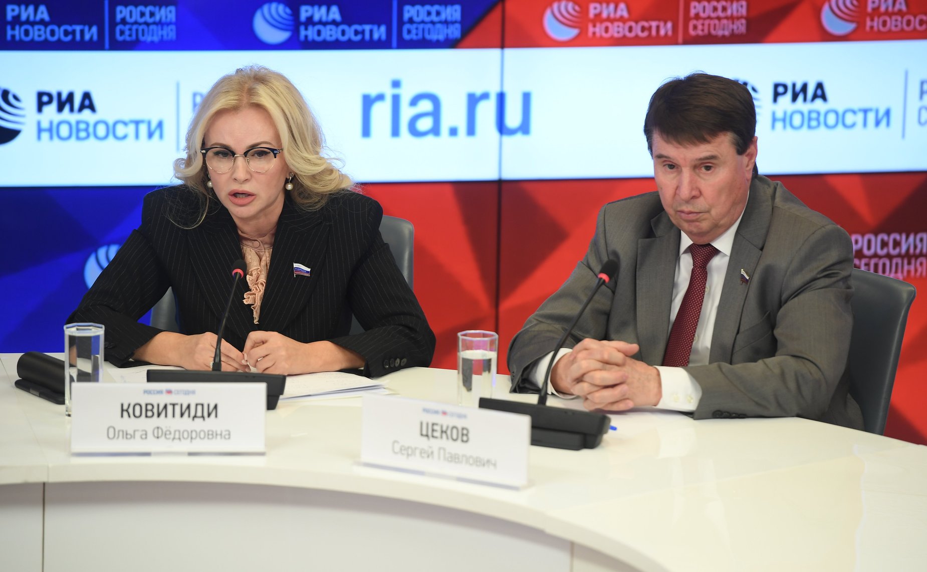 Ольга Ковитиди и Сергей Цеков