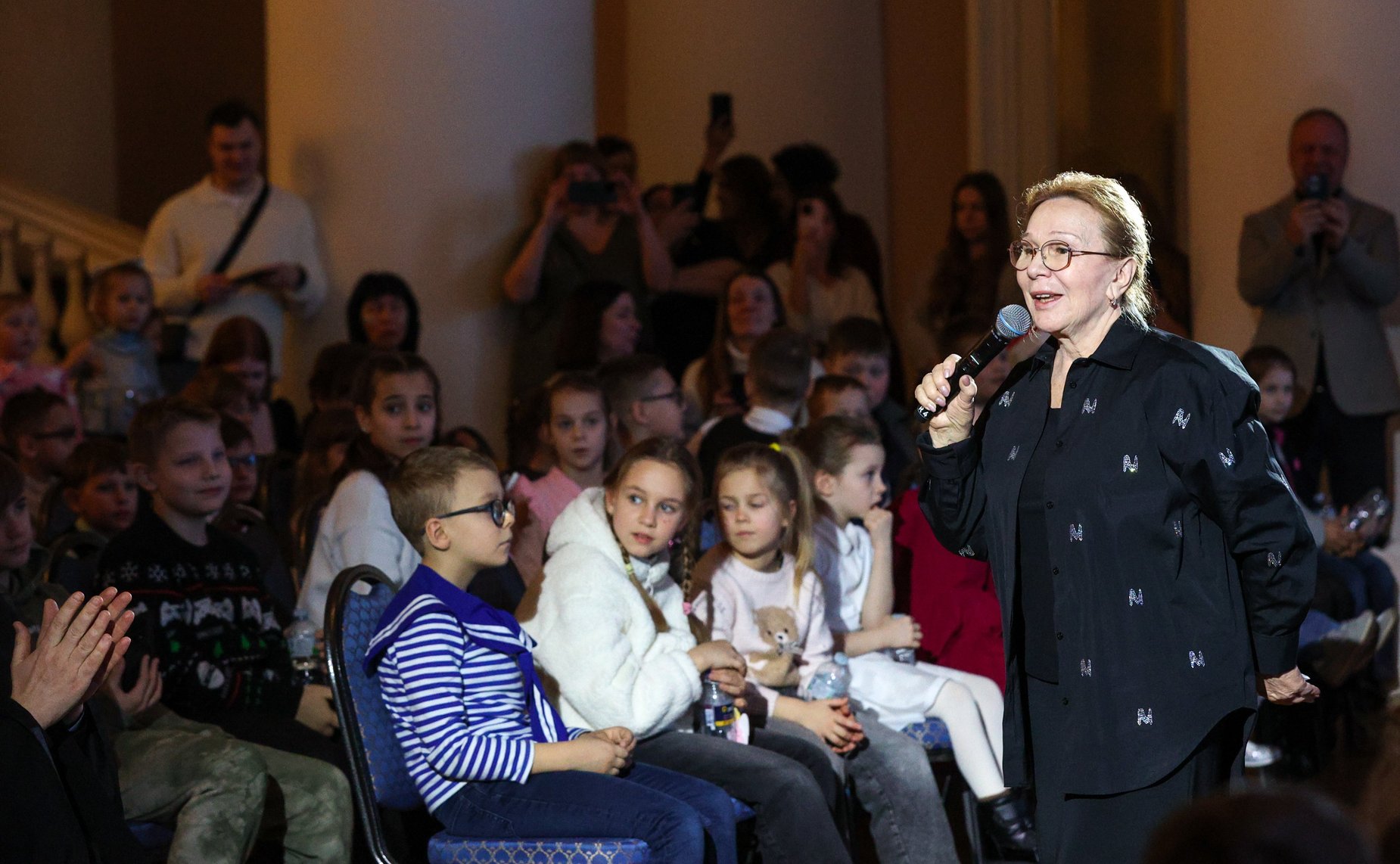 По инициативе Валентины Матвиенко в Таврическом дворце Санкт-Петербурга организована Рождественская елка для детей участников СВО