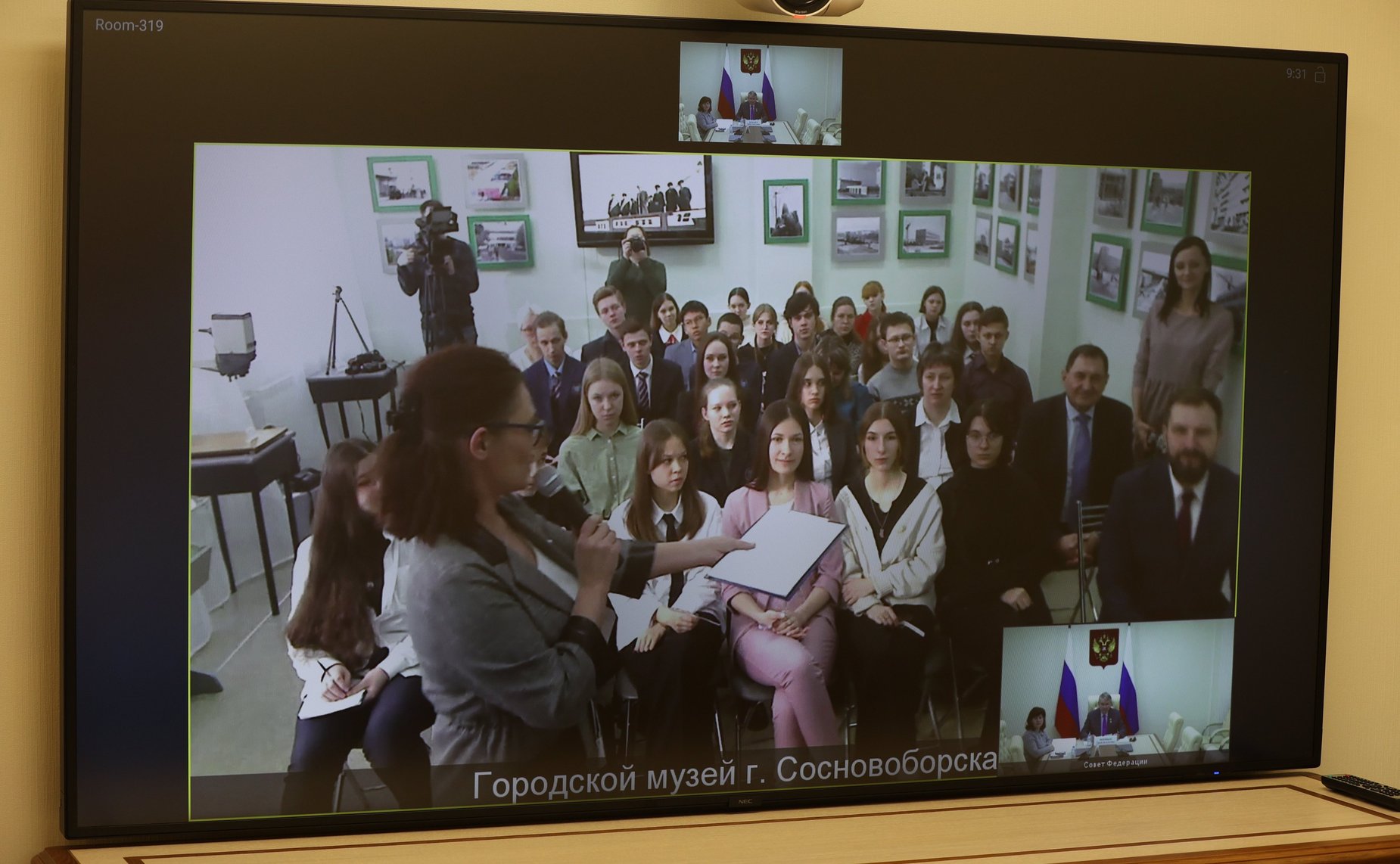 Встреча заместителя Председателя СФ Юрия Воробьева с молодежным активом г. Сосновоборска