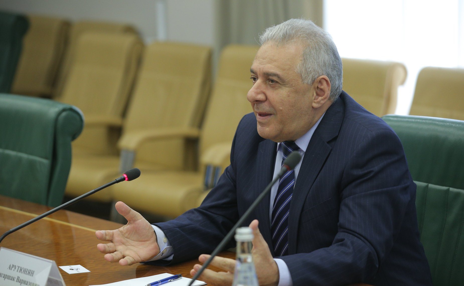 Встреча заместителя Председателя СФ Константина Косачева с Чрезвычайным и Полномочным Послом Республики Армения в РФ