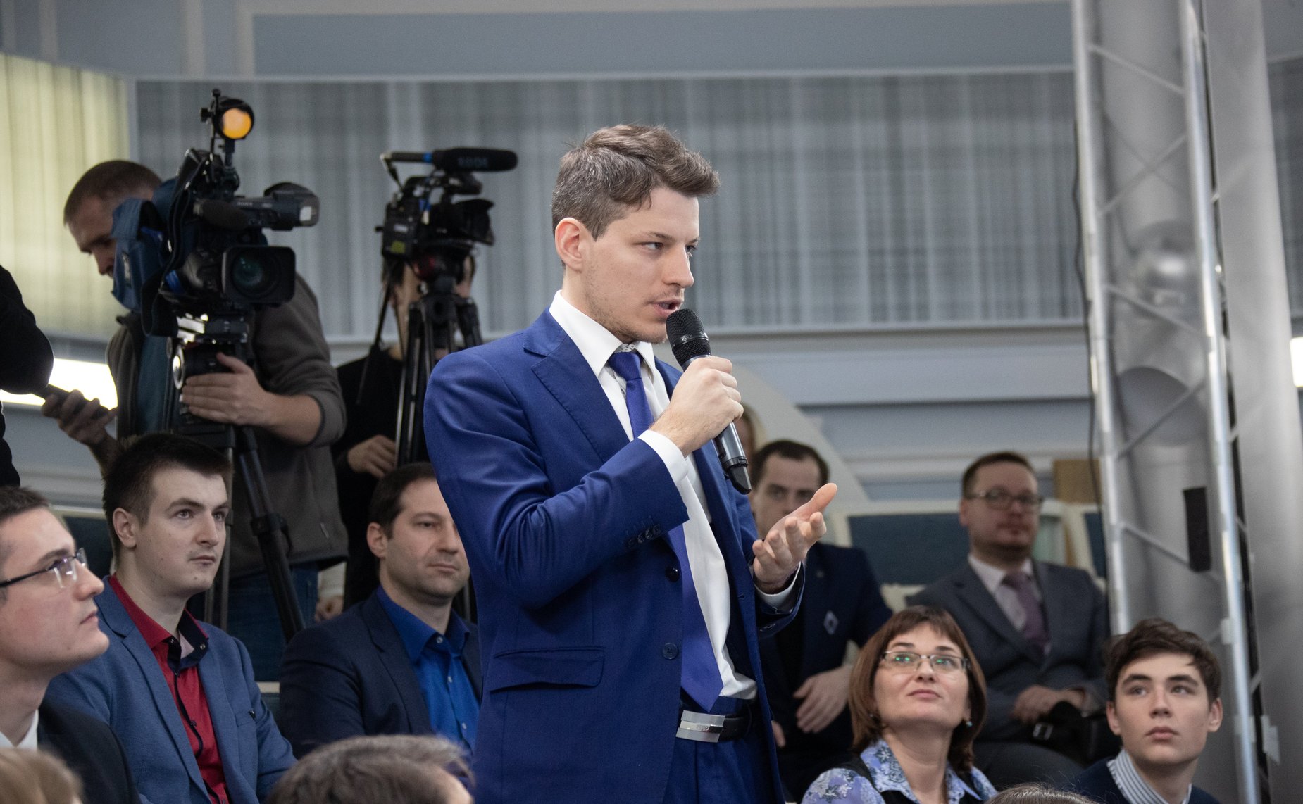 Встреча Л. Гумеровой с участниками и организаторами XVII Всероссийского конкурса молодежных авторских проектов и проектов в сфере образования «Моя страна – моя Россия»