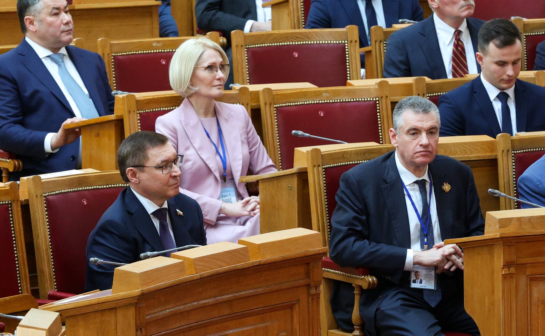 Президент Российской Федерации Владимир Путин встретился с членами Совета законодателей РФ при Федеральном Собрании