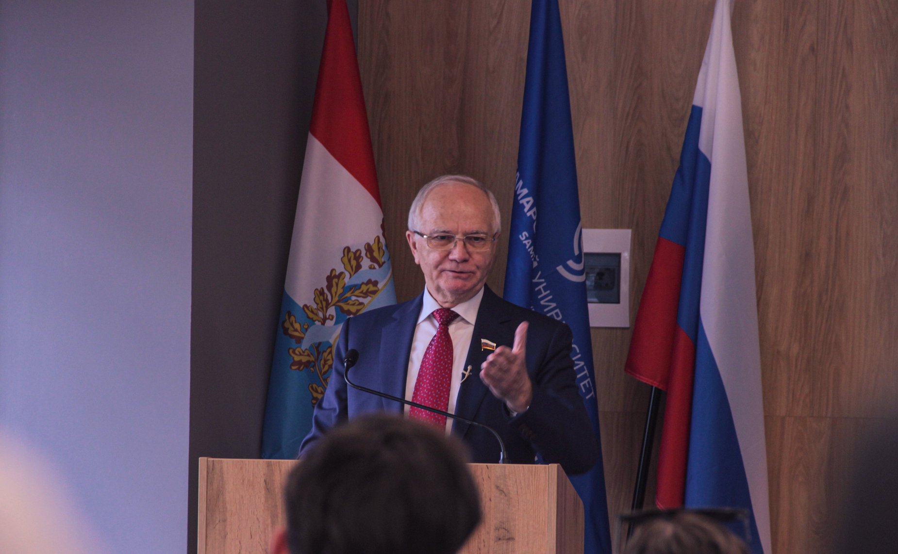 Фарит Мухаметшин принял участие в церемонии открытия «Зала Организации Объединенных Наций» при университете