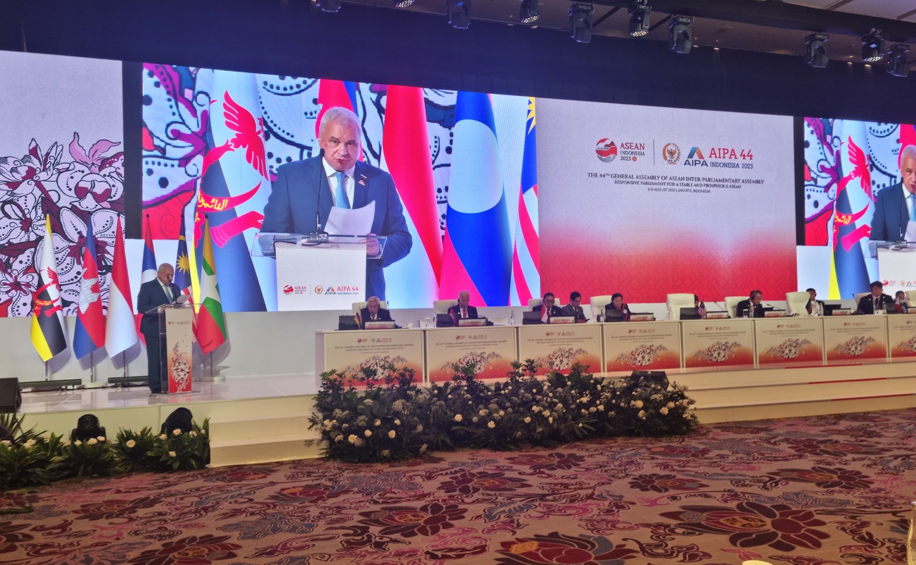 Делегация Совета Федерации принимает участие в 44-й Генеральной ассамблее АИПА в Индонезии