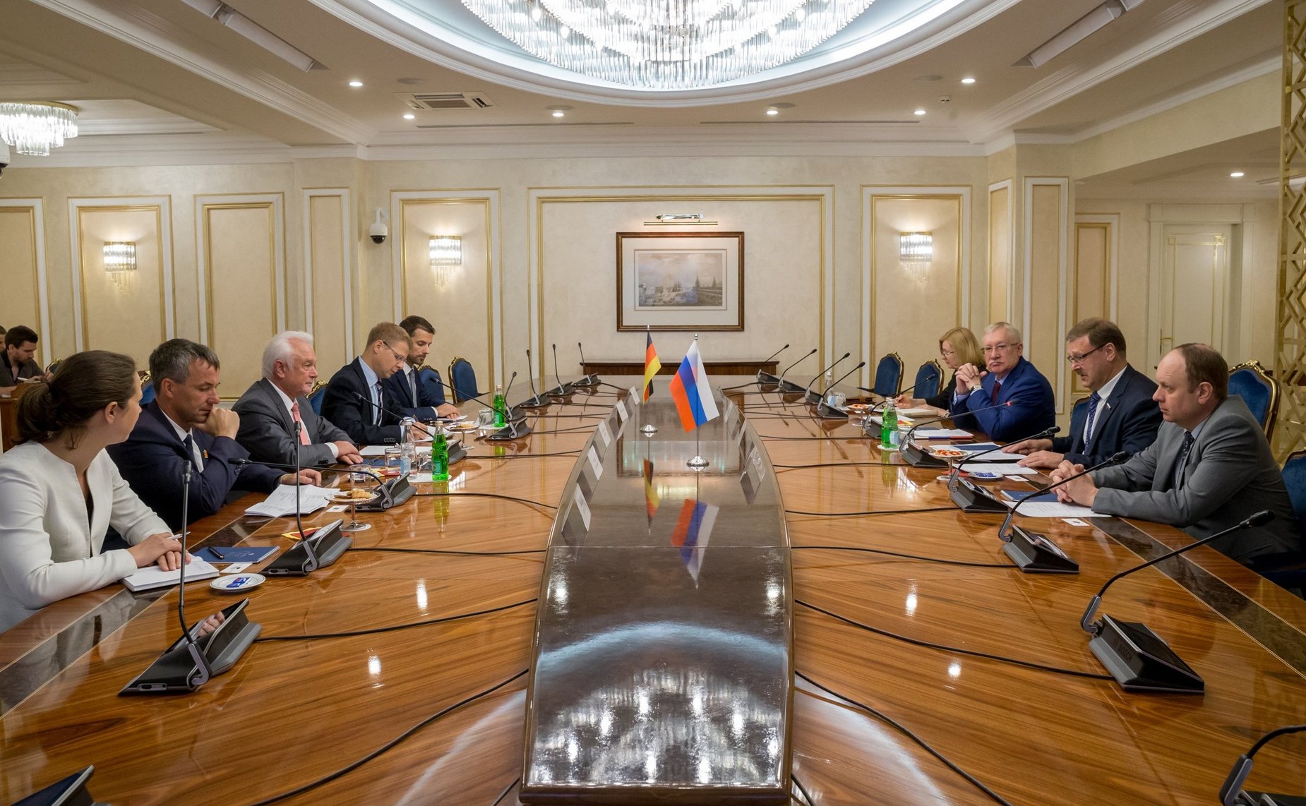 Встреча К. Косачева с вице-президентом Бундестага ФРГ В. Кубики