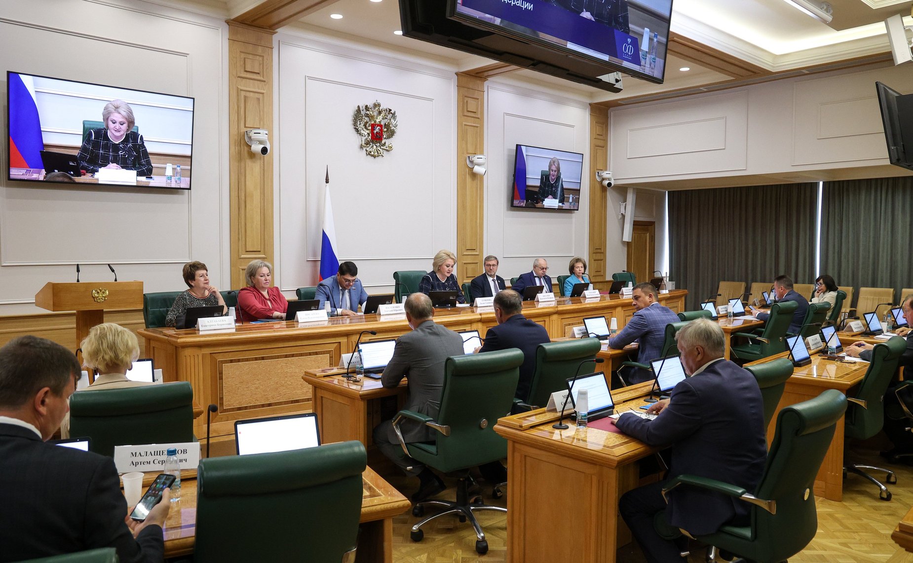Заседание Комитета Совета Федерации по науке, образованию и культуре