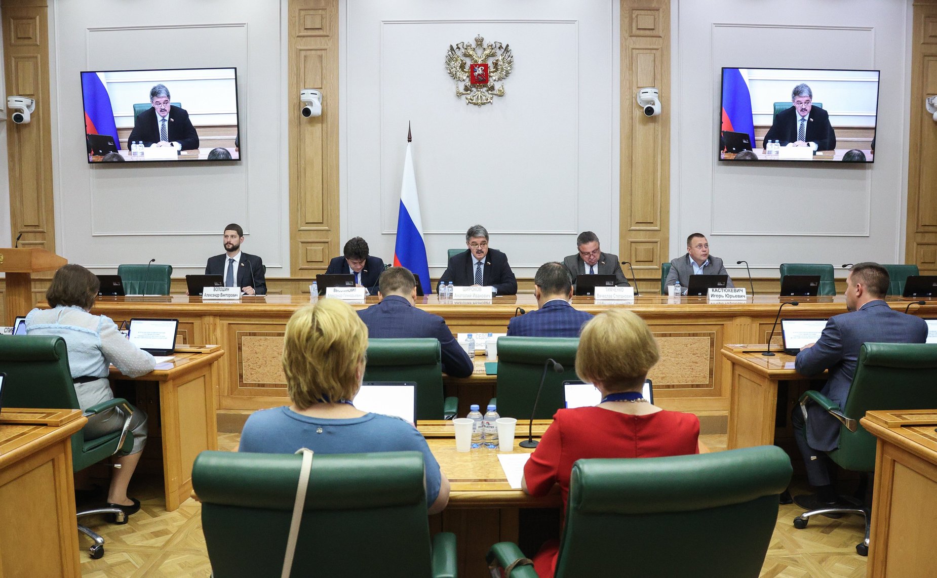 Встреча сенаторов Российской Федерации с участниками программы «Руководители представительных органов местного самоуправления Донбасса и Новороссии»