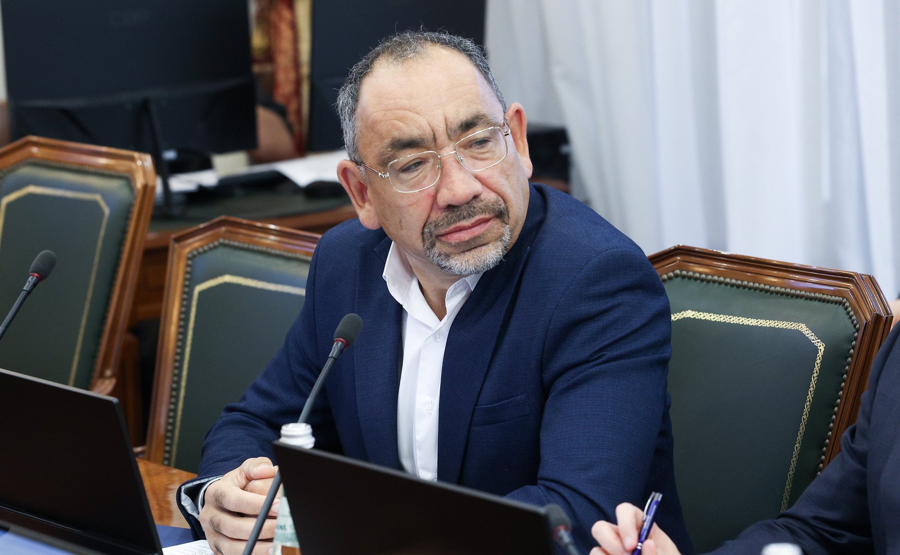 Ильяс Умаханов провел встречу с Чрезвычайным и Полномочным Послом Королевства Бахрейн в РФ Ахмедом Абдулрахманом Махмудом Аль-Саати и Главой Представительства Лиги арабских государств в России Валидом Хамидом Шилтагом