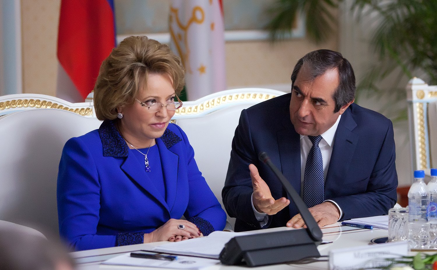 Визит делегации Совета Федерации во главе с В. Матвиенко в Таджикистан 10