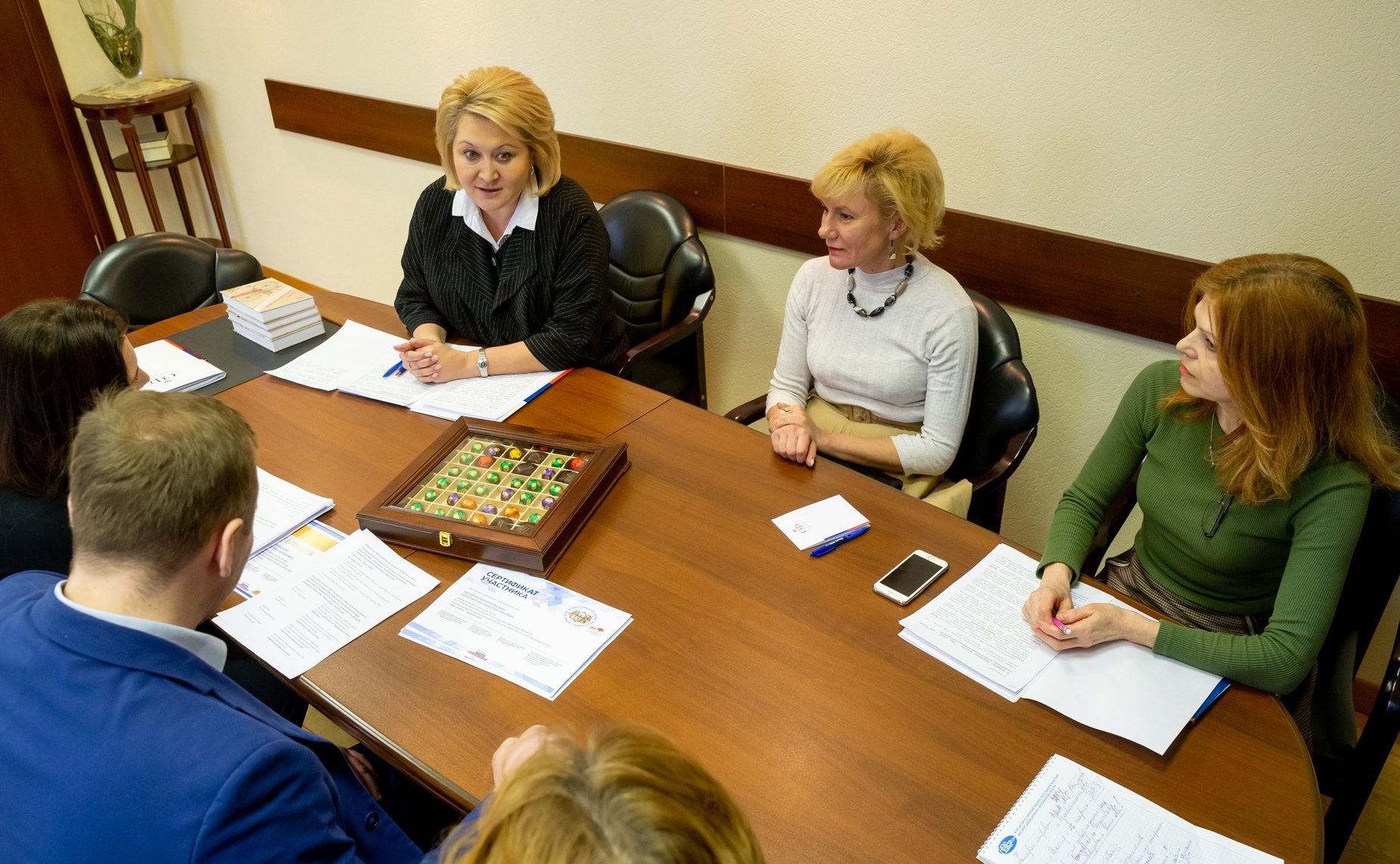 Встреча Л. Гумеровой с организаторами конкурса «Моя страна — моя Россия»