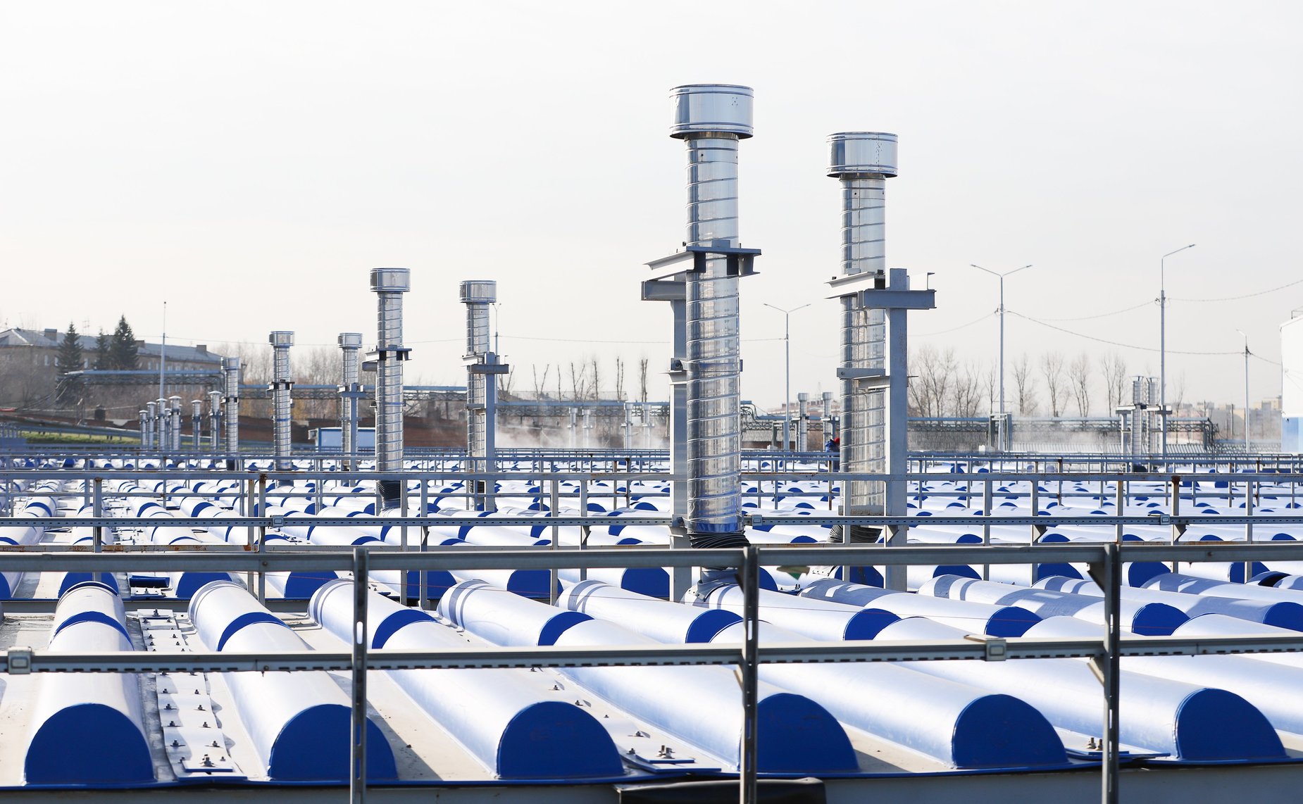 Сенаторы посетили канализационно – очистных сооружений (КОС) правого берега Ангары и приняли участие в совещании