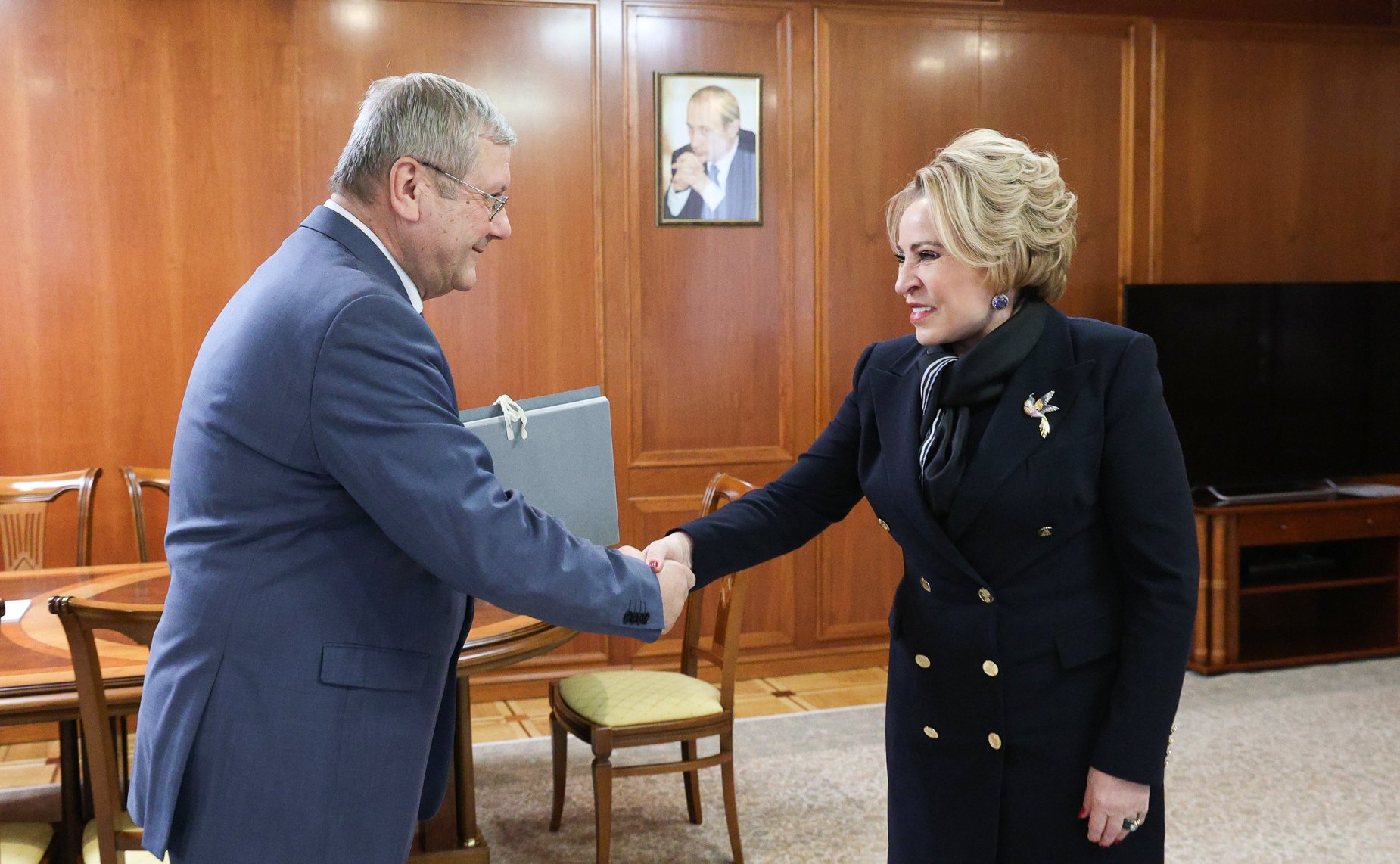 Встреча Председателя Совета Федерации с руководством Федерального архивного агентства Российской Федерации (Росархив)