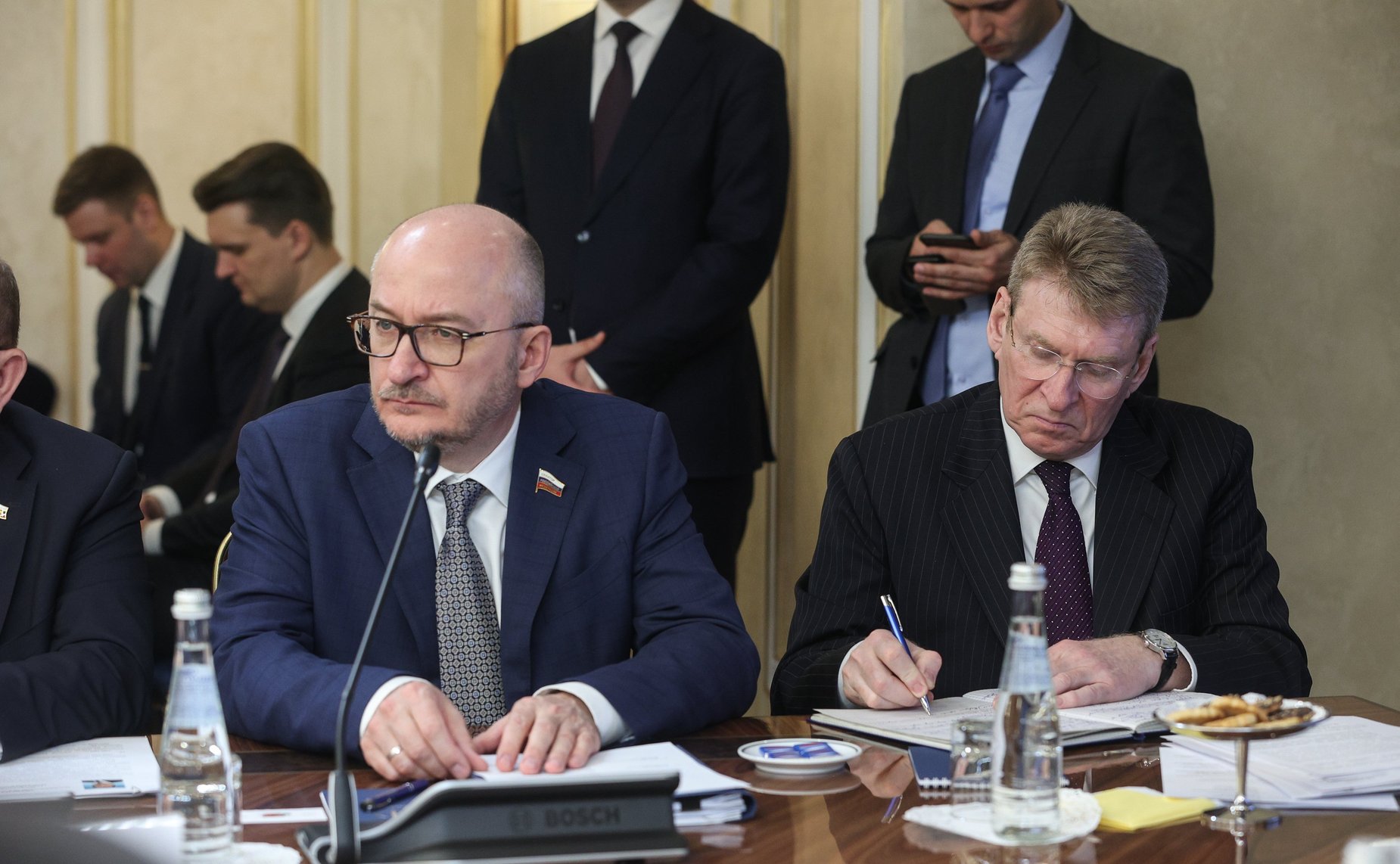 Встреча Председателя Совета Федерации Валентины Матвиенко с Председателем Сената Парламента Республики Казахстан Мауленом Ашимбаевым