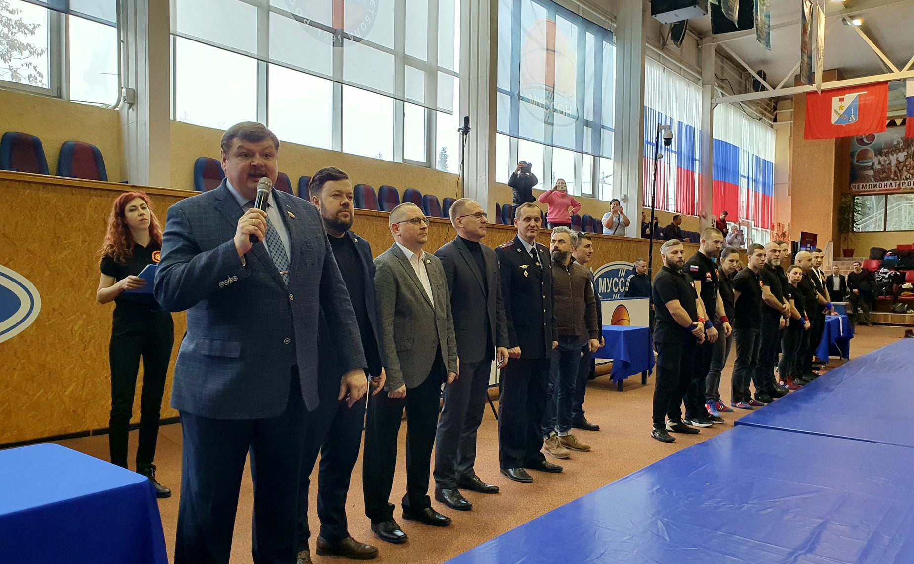 Сергей Колбин принял участие в церемонии торжественного открытия чемпионата и первенства Южного федерального округа по спортивной борьбе панкратион