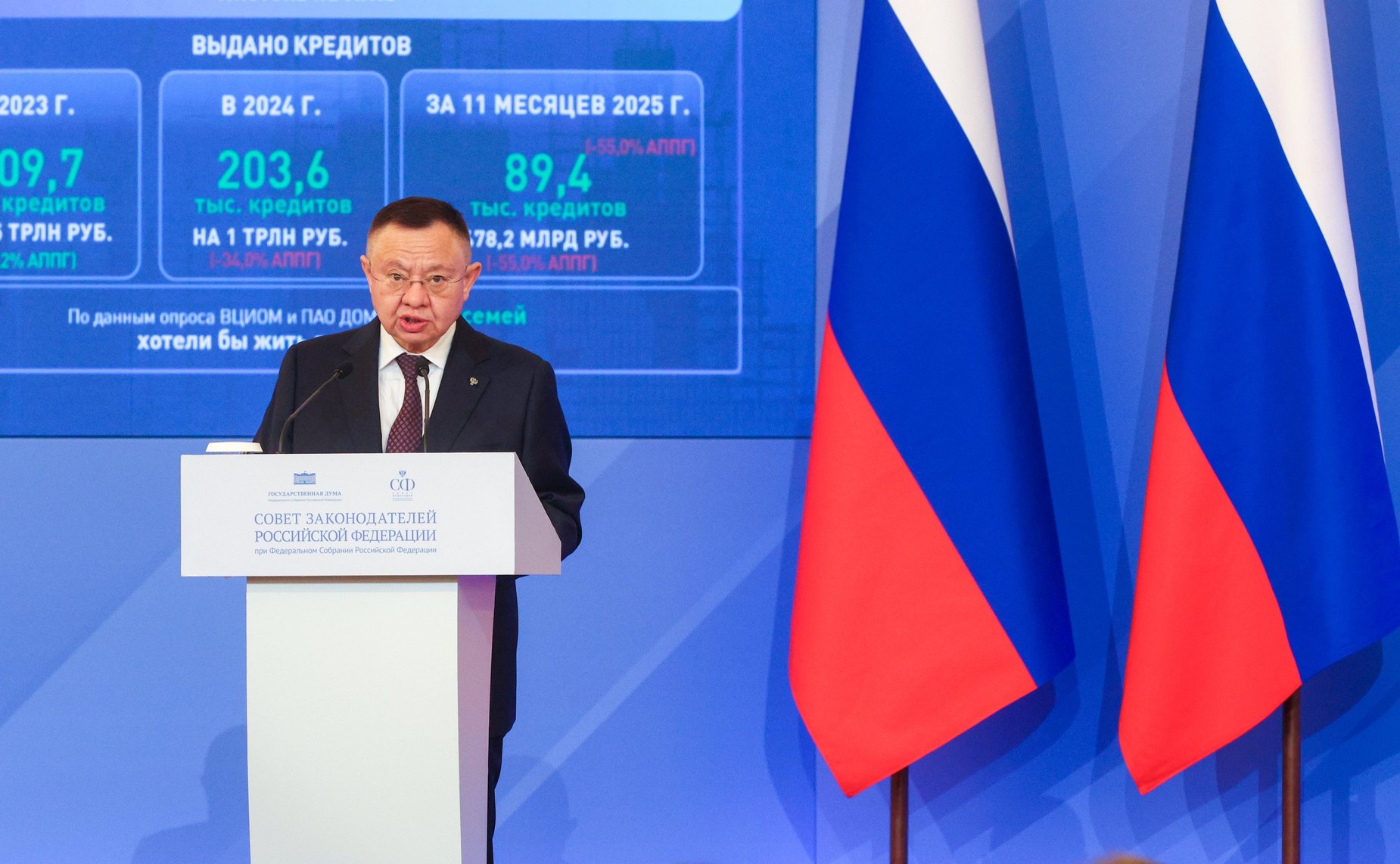 Заседание Совета законодателей Российской Федерации при Федеральном Собрании Российской Федерации