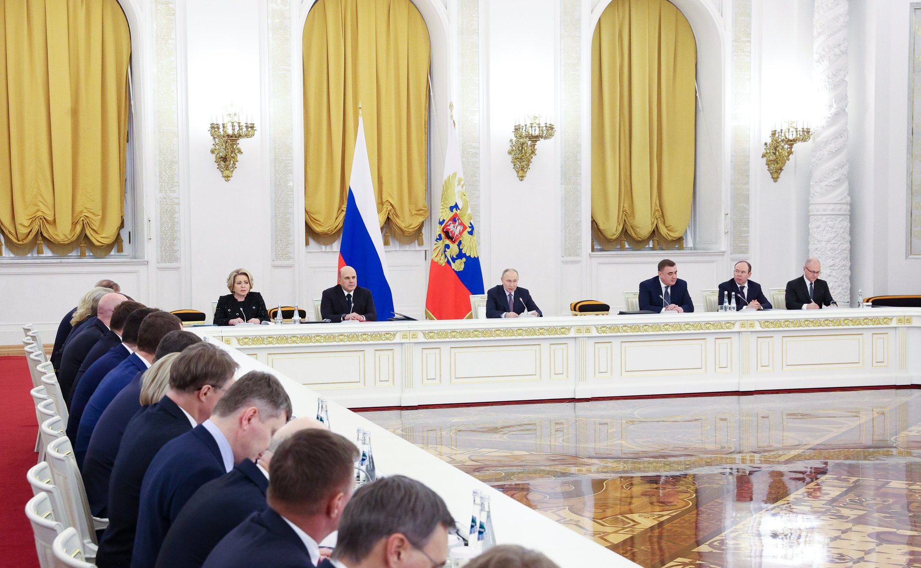 Валентина Матвиенко принимает участие в заседании Государственного Совета, посвященном вопросам поддержки семей в Российской Федерации