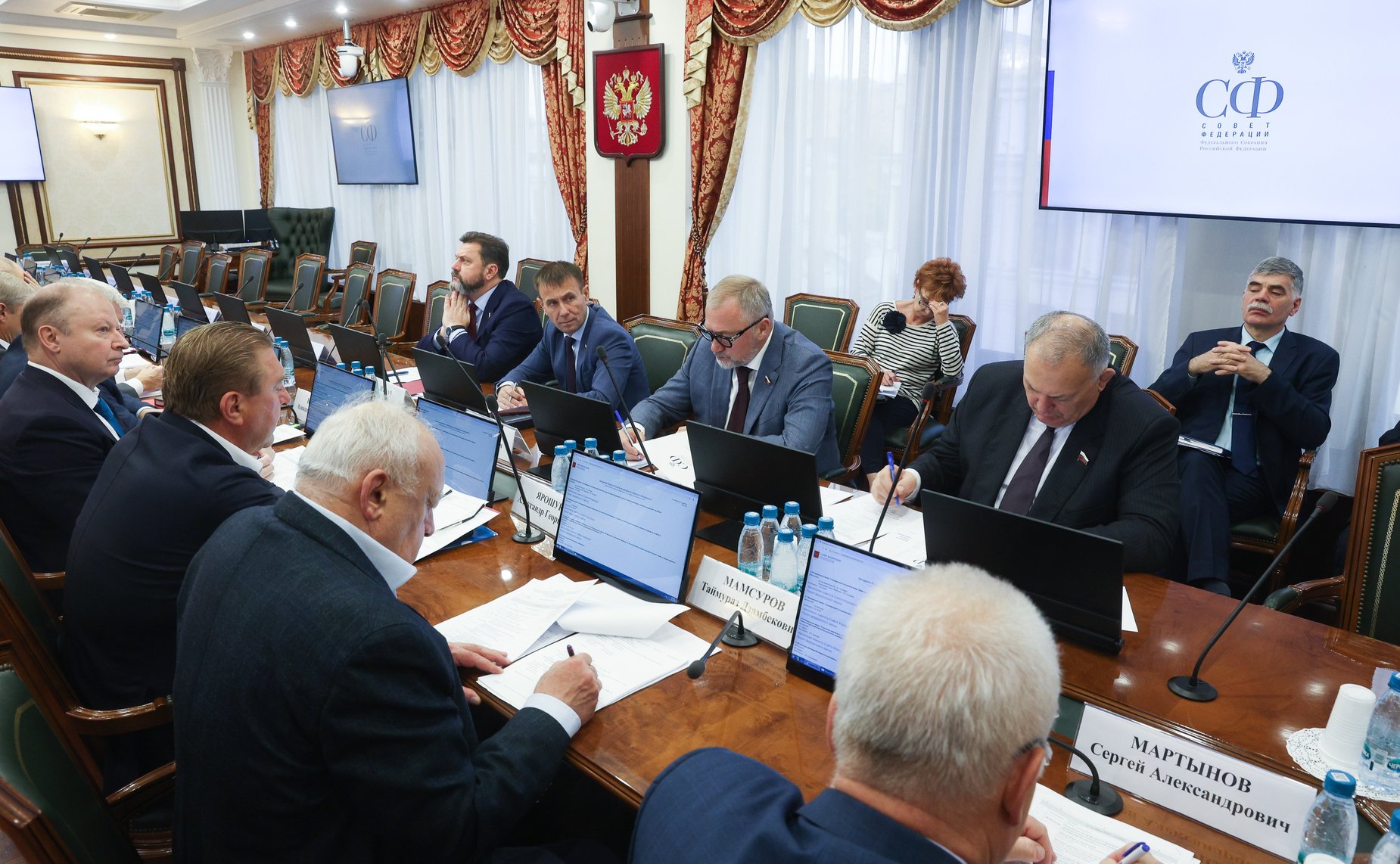 Заседание Комитета Совета Федерации по обороне и безопасности