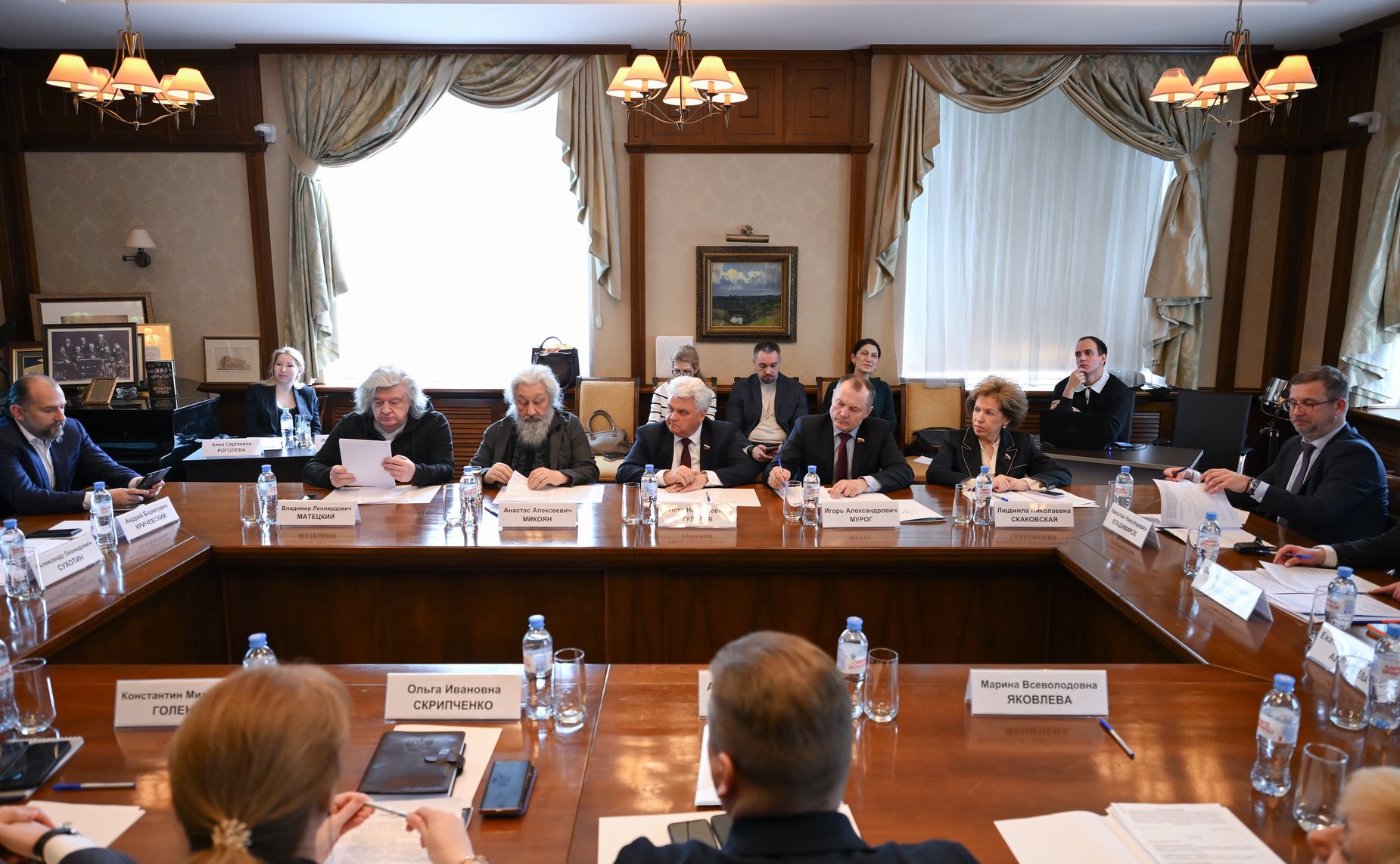 Совещание Комитета Совета Федерации по науке, образованию и культуре совместно с Российским авторским обществом