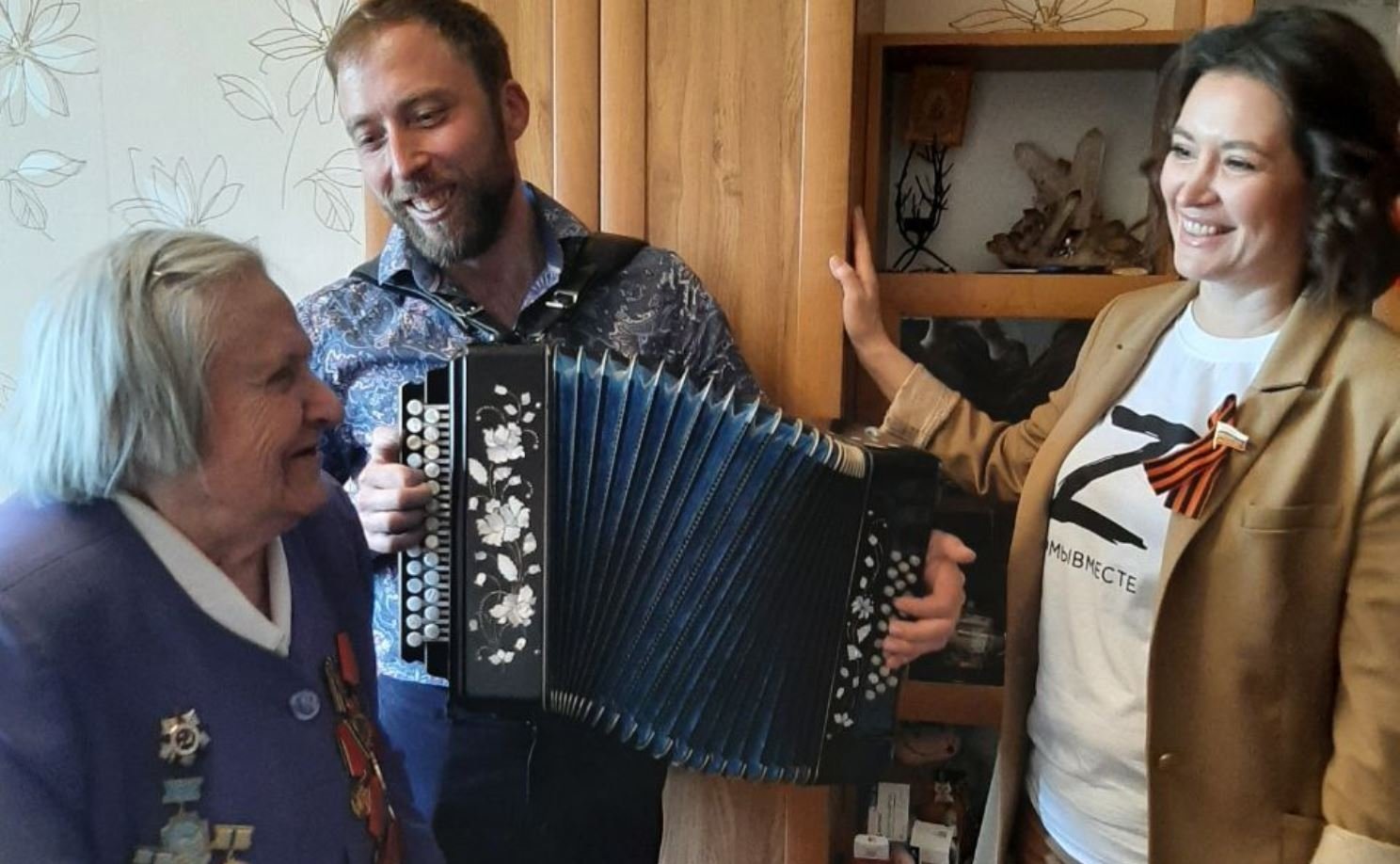 Маргарита Павлова поздравила с Днем Победы ветеранов Великой Отечественной войны