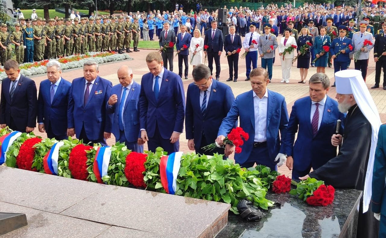 Александр Брыксин принял участие в мероприятиях, посвященных 80-летию победы в Курской битве
