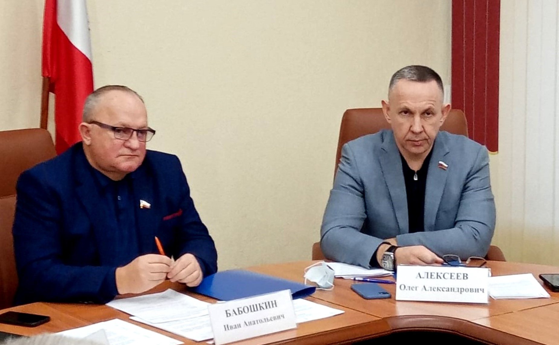 Олег Алексеев в ходе работы в регионе принял участие в заседании комитета областной Думы