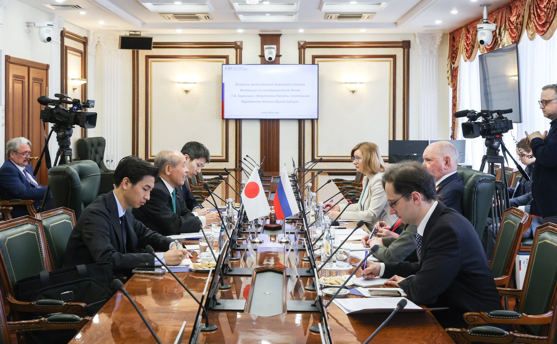 Встреча Григория Карасина с депутатом Палаты советников Парламента Японии