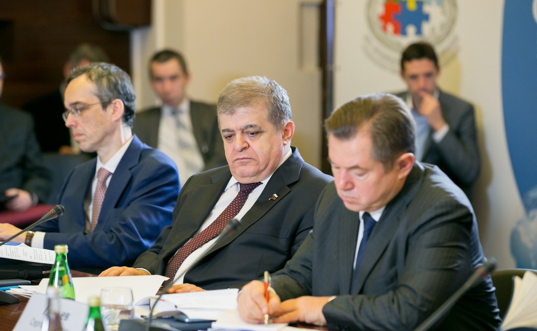 В. Джабаров на заседании Правления Интеграционного клуба при Председателе СФ на тему «Интеграционные процессы в информационном пространстве: поиск ответов на современные вызовы»