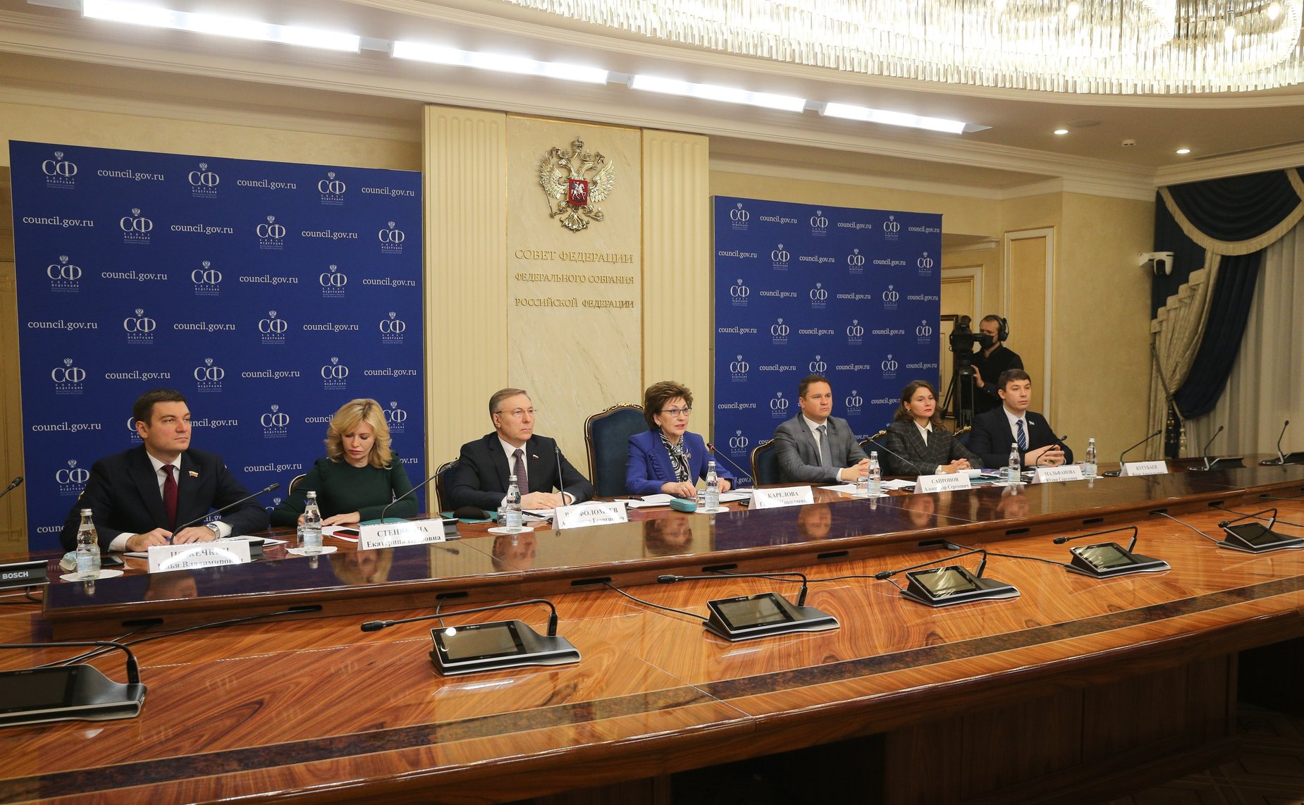 Пленарное заседание Палаты молодых законодателей при Совете Федерации