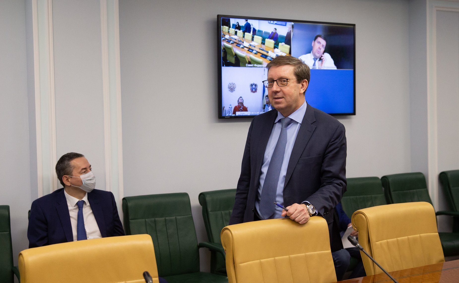 Совещание в формате видеоконференции на тему «О ходе формирования комплексной системы обращения с твердыми коммунальными отходами в РФ»