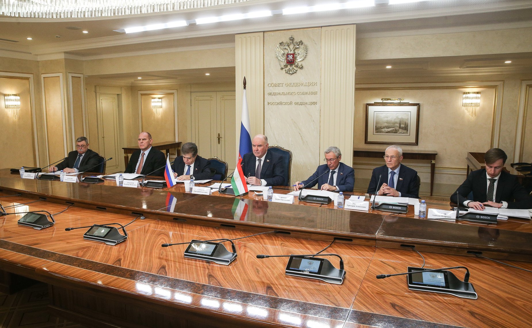 «Круглый стол» Комитета СФ по международным делам на тему «Состояние и перспективы развития межпарламентского сотрудничества России и Таджикистана»