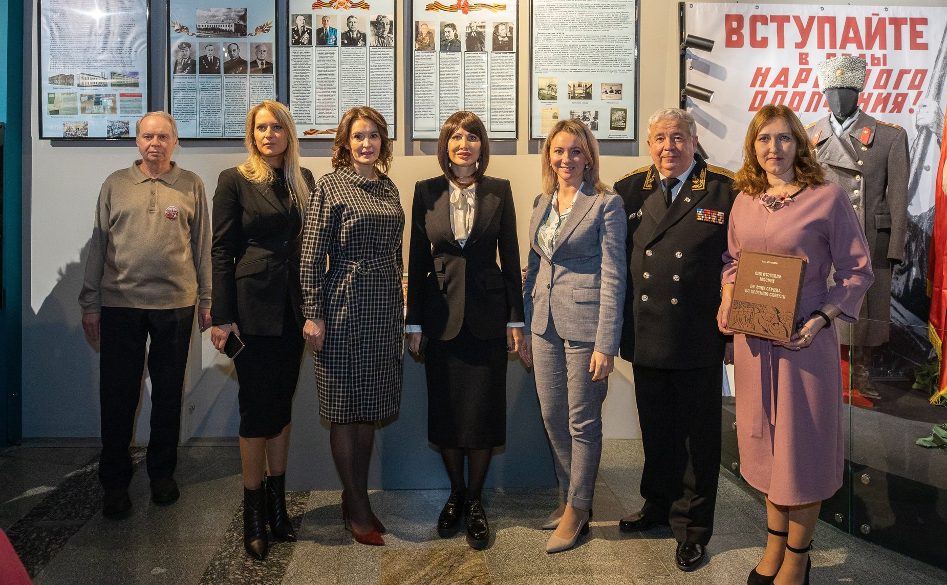 Маргарита Павлова приняла участие в открытии экспозиции «Минувших лет живая память» в Музее Победы