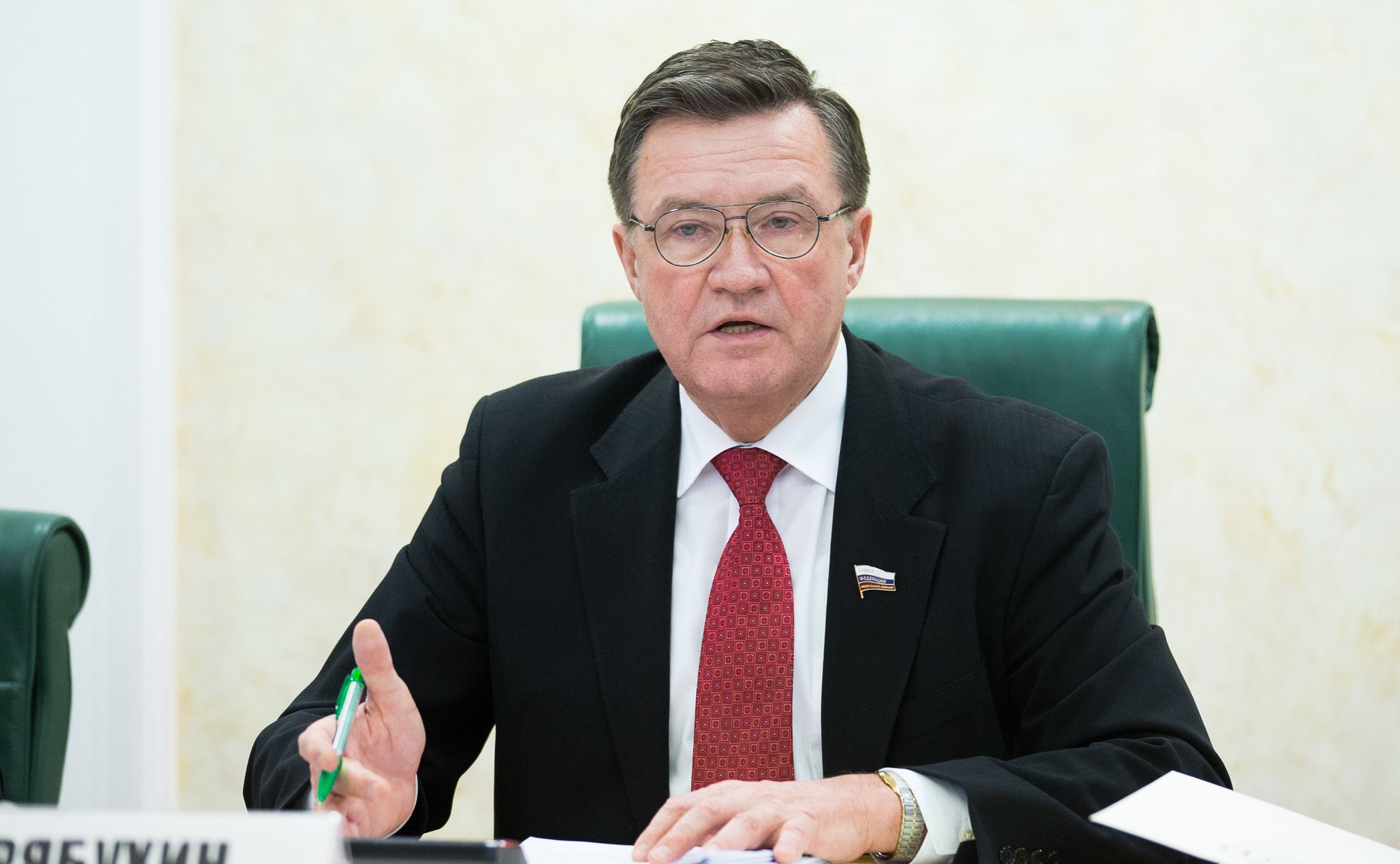 С. Рябухин Заседание Комитета Совета Федерации по бюджету и финансовым рынкам