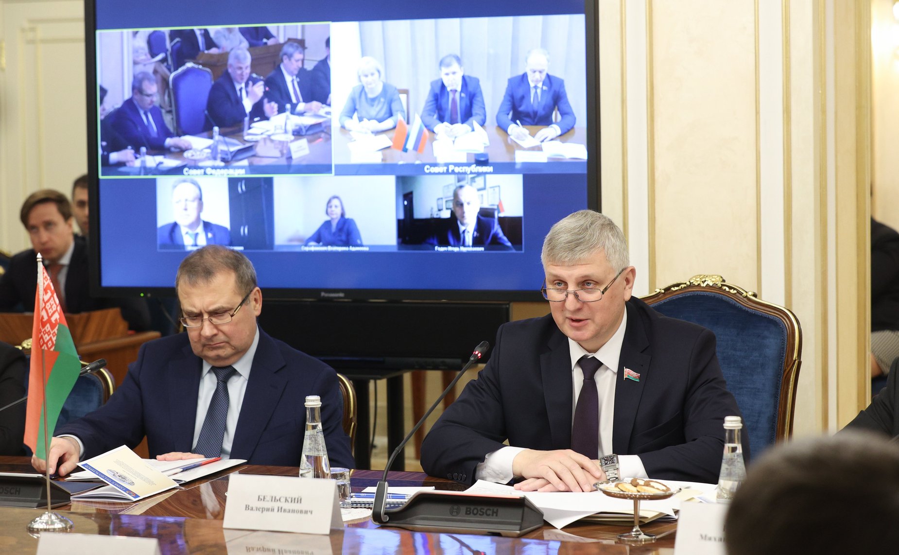 Заседание Межпарламентской комиссии СФ и Совета Республики Национального собрания Республики Беларусь по межрегиональному сотрудничеству