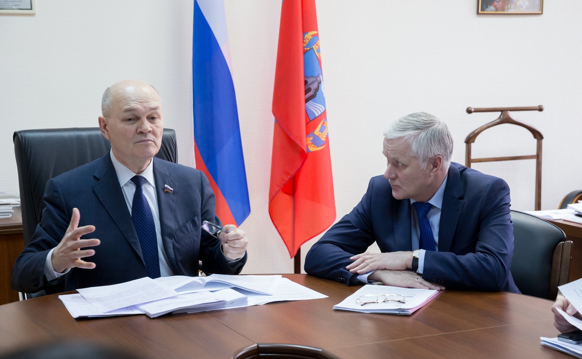 Встреча М. Щетинина с делегацией Кировской области