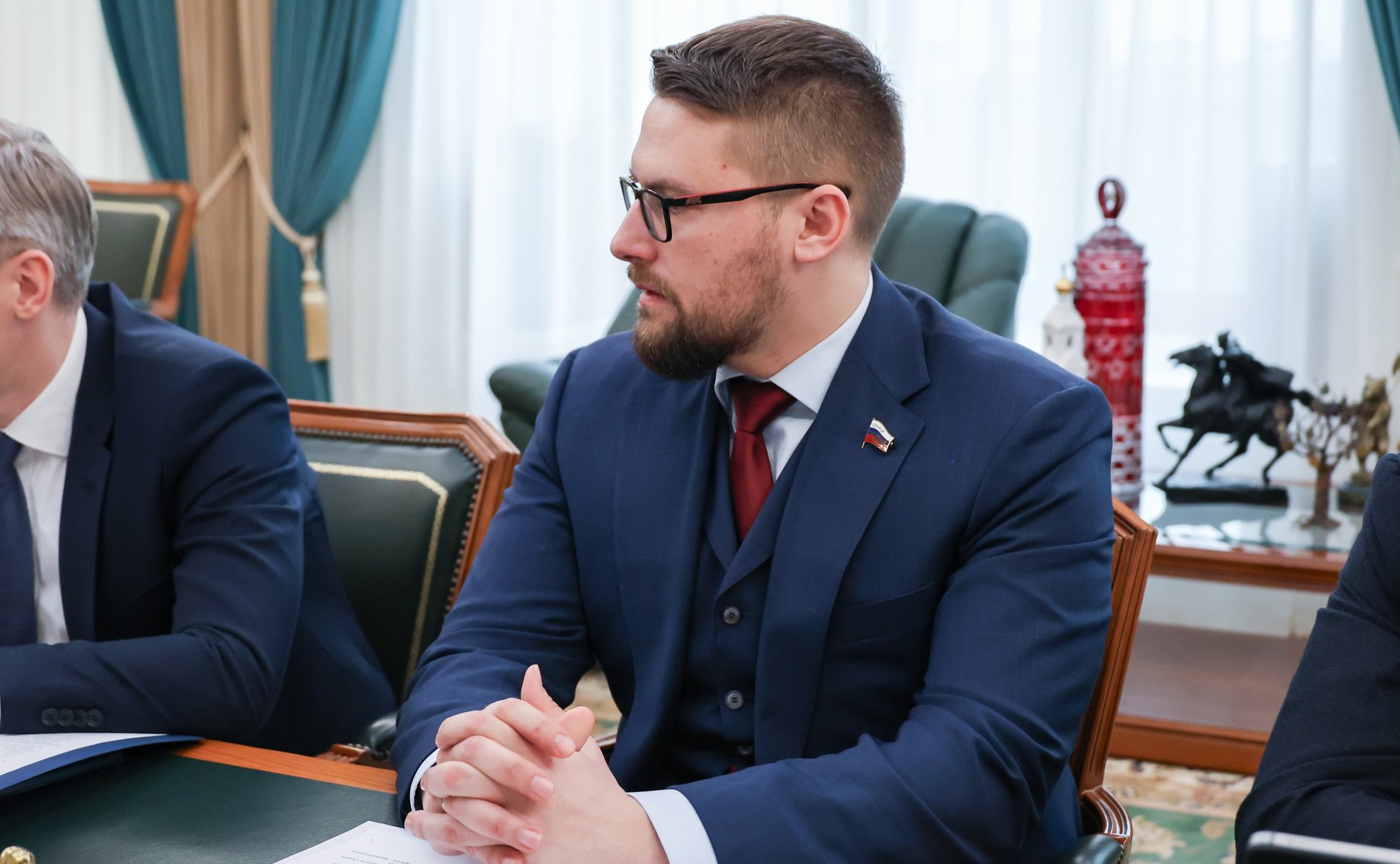 Встреча заместителя Председателя Совета Федерации Юрия Воробьева с руководством Смоленской области