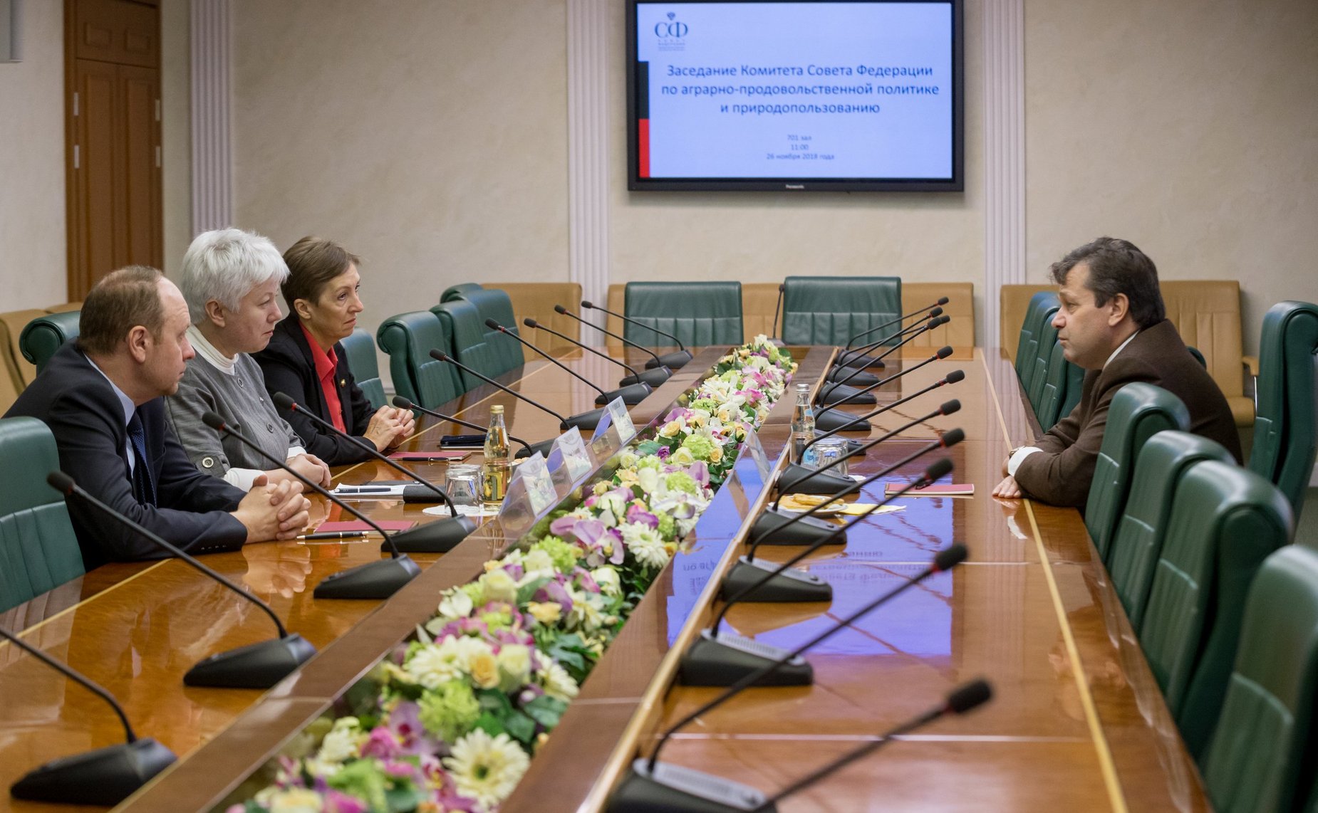 Встреча О. Тимофеевой с Руководителем фракции партии левых в горсовете Квакенбрюк А. Маурером