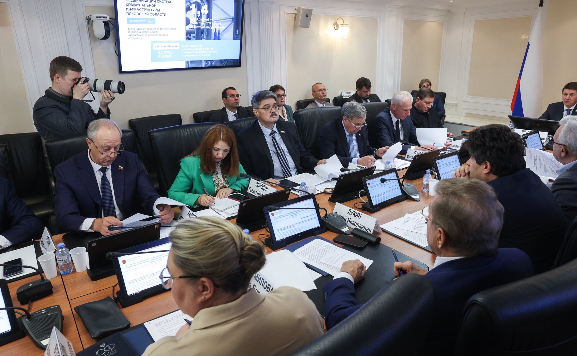 Расширенное заседание Комитета СФ по федеративному устройству, региональной политике, местному самоуправлению и делам Севера области (в рамках Дней Псковской области в Совете Федерации)