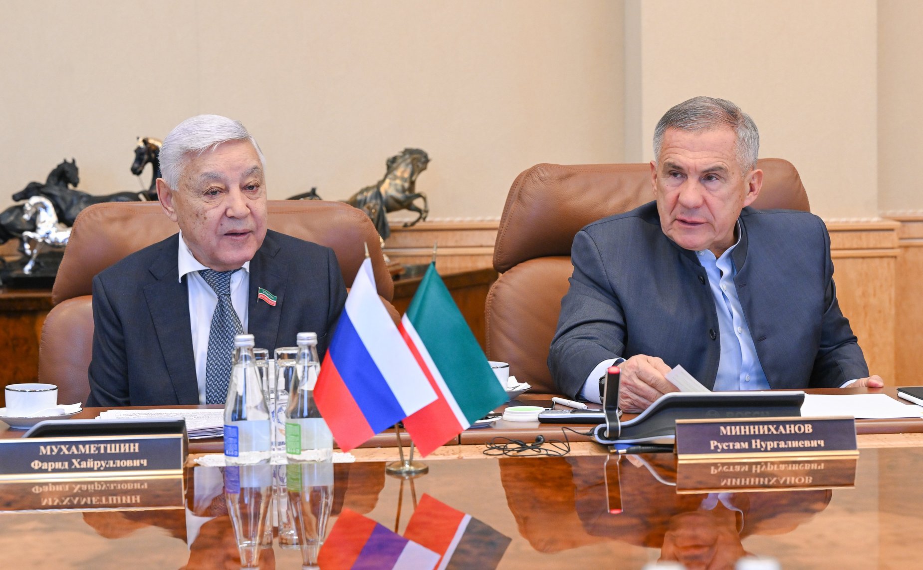 Встреча сенаторов с Раисом Республики Татарстан Рустамом Миннихановым