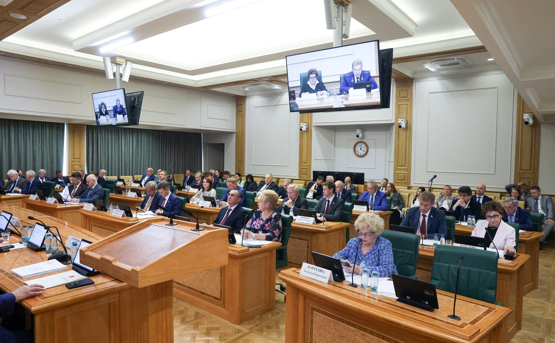 Совместное Заседание Комитета СФ по конституционному законодательству и государственному строительству, Комитета СФ по обороне и безопасности, Комитета СФ по федеративному устройству, региональной политике, местному самоуправлению и делам Севера