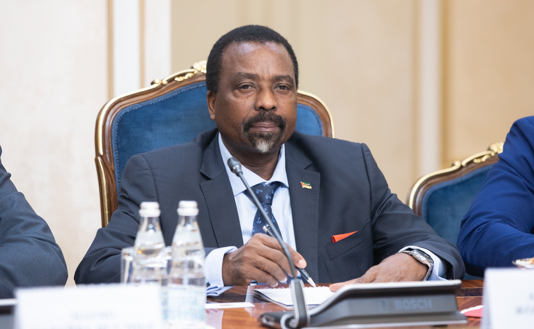 Встреча членов Комитета СФ по Регламенту и организации парламентской деятельности с первым заместителем Председателя Ассамблеи Республики Мозамбик, Руководителем Административного совета Ассамблеи А.Ж. Амелией