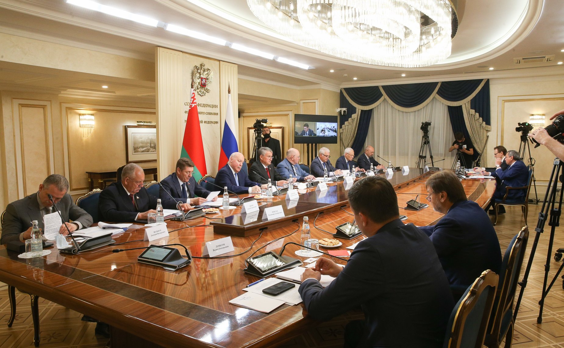 Заседание Межпарламентской комиссии СФ и Совета Республики Национального собрания Республики Беларусь по межрегиональному сотрудничеству