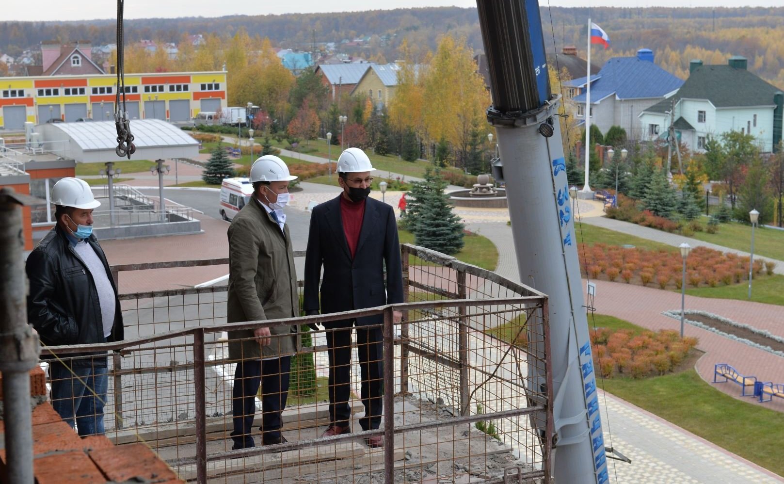 Николай Федоров ознакомился с ходом строительства дополнительного четырехэтажного корпуса Федерального центра травматологии, ортопедии и эндопротезирования в г. Чебоксары