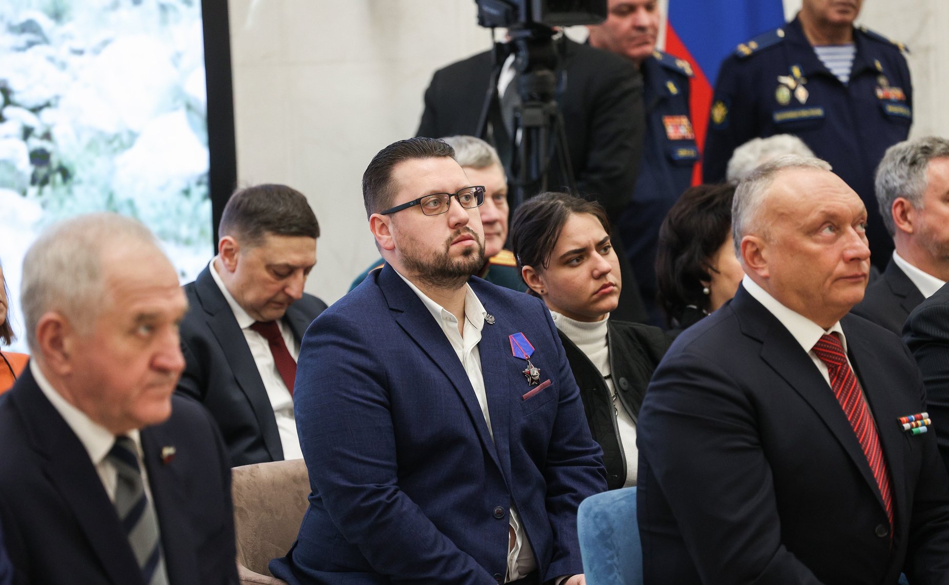 Торжественная встреча сенаторов РФ с воинами-интернационалистами, посвященная 35-й годовщине вывода советских войск с территории Республики Афганистан