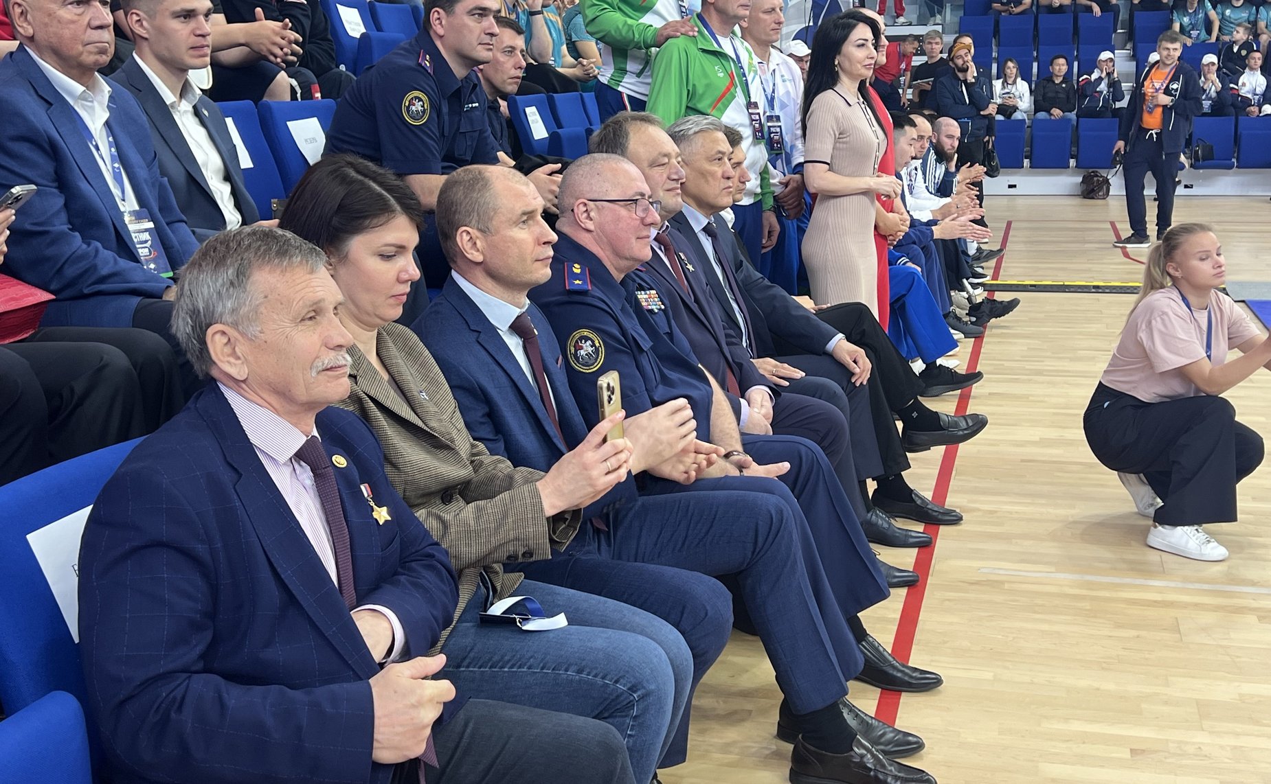 Юрий Валяев принял участие в торжественной церемонии открытия Всероссийских соревнований среди ветеранов СВО «Кубок по волейболу сидя «Герои нашего времени»