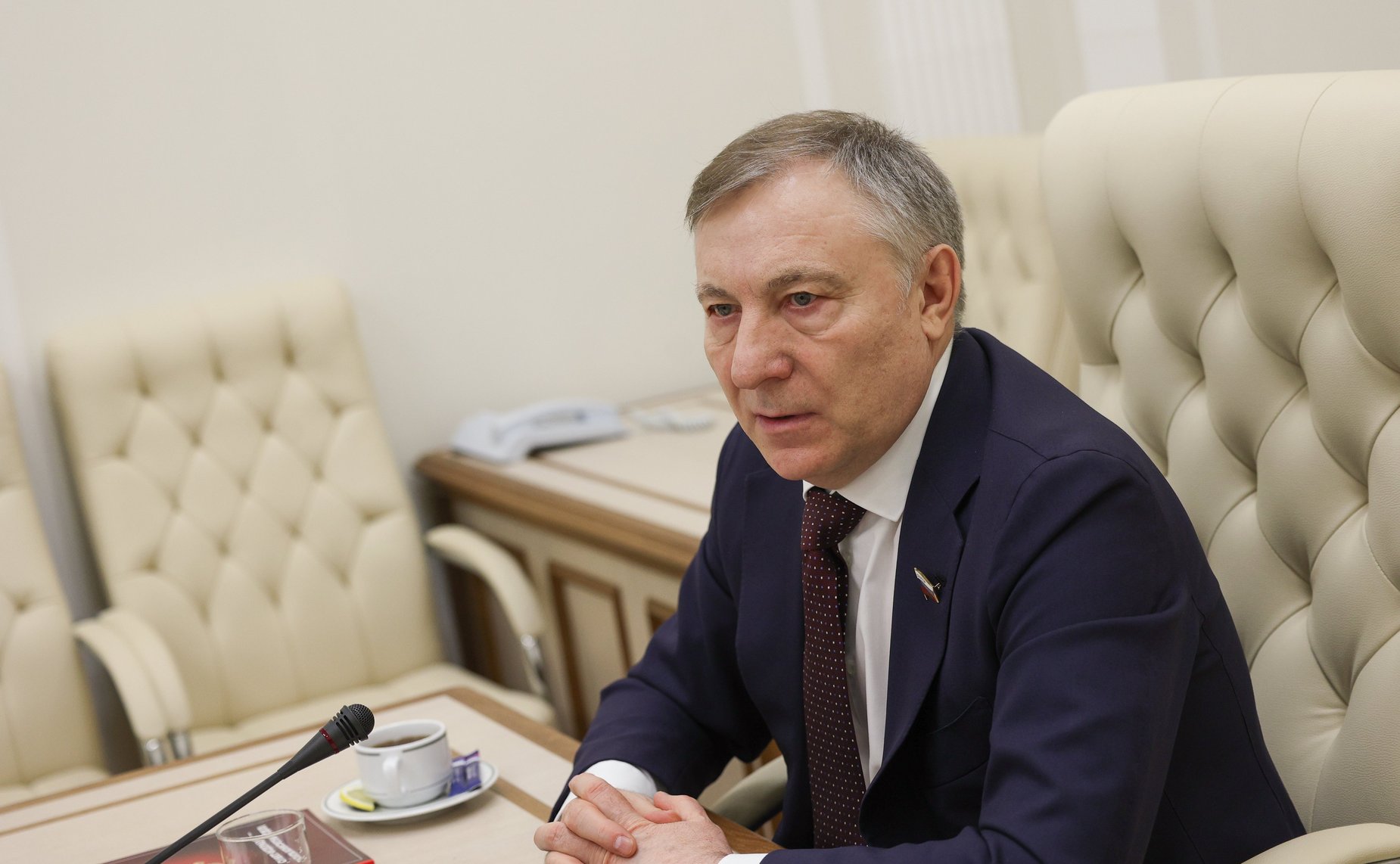 Встреча первого заместителя председателя Комитета СФ по социальной политике Александра Варфоломеева с участниками Всероссийского муниципального форума «Малая Родина — сила России»